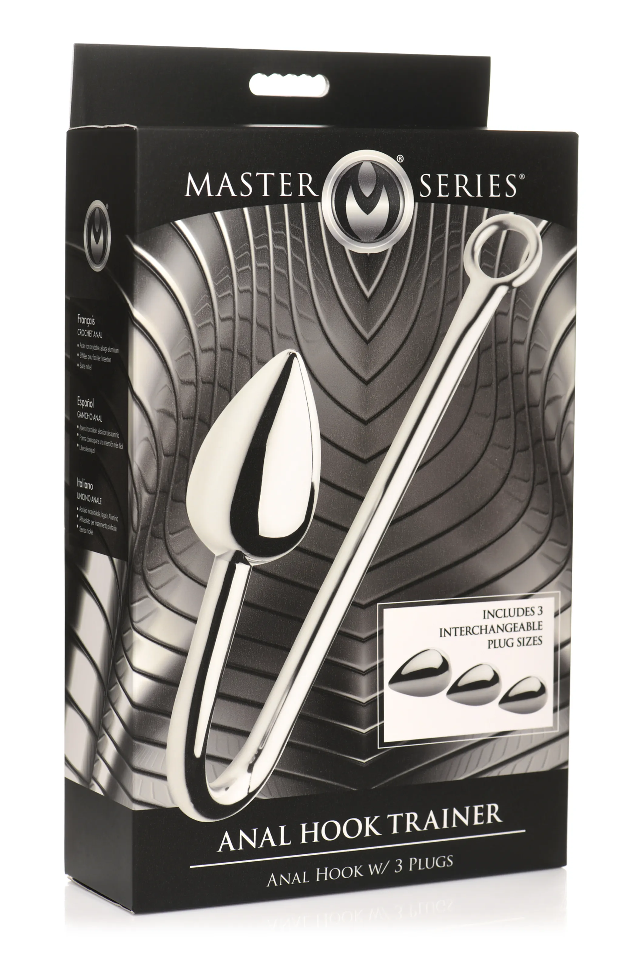 Master Series Anal Hook Trainer with 3 Plugs