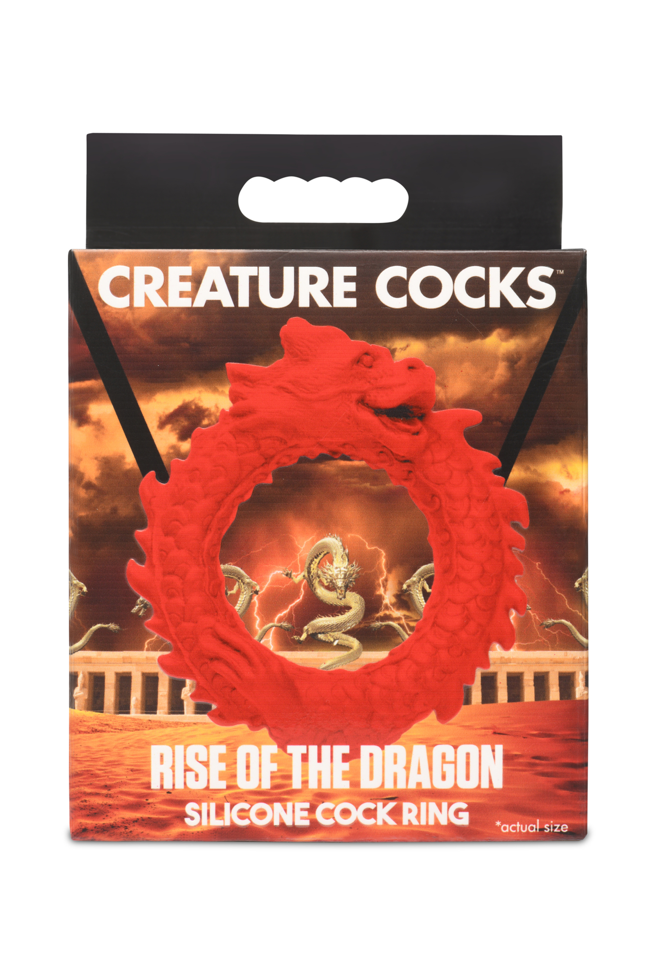 Rise of the Dragon Silicone Cock Ring