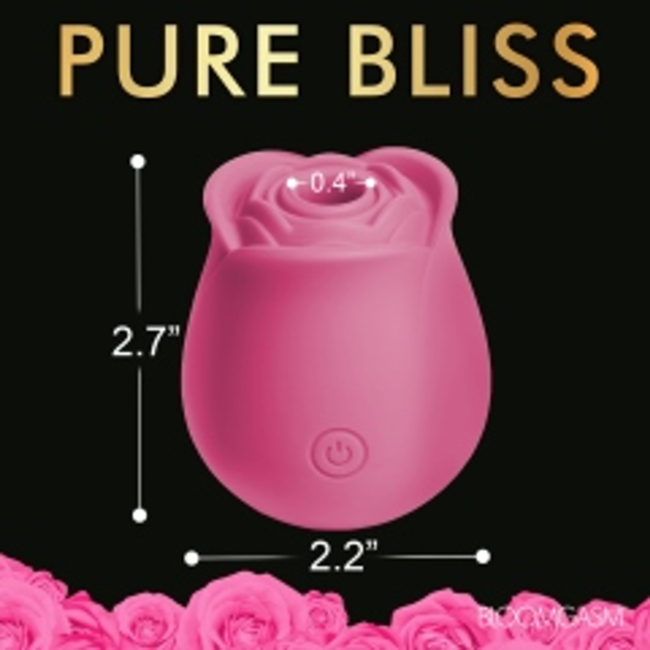 Bloomgasm The Perfect Rose Clitoris Stimulator in Pink