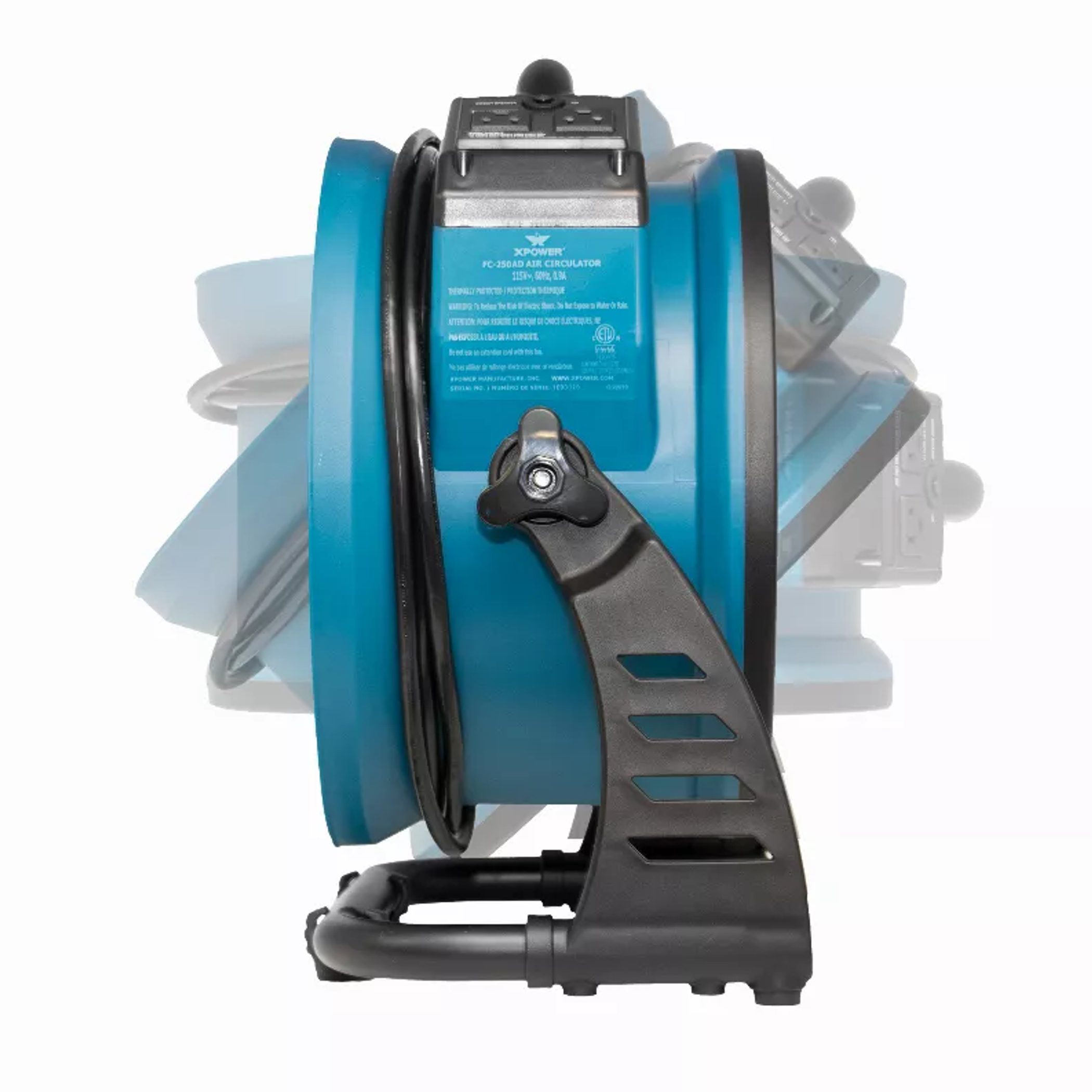 Air Circulator Utility Fan Brushless DC Motor 1560 CFM Lightweight Durable Housing 360 Positioning Stand
