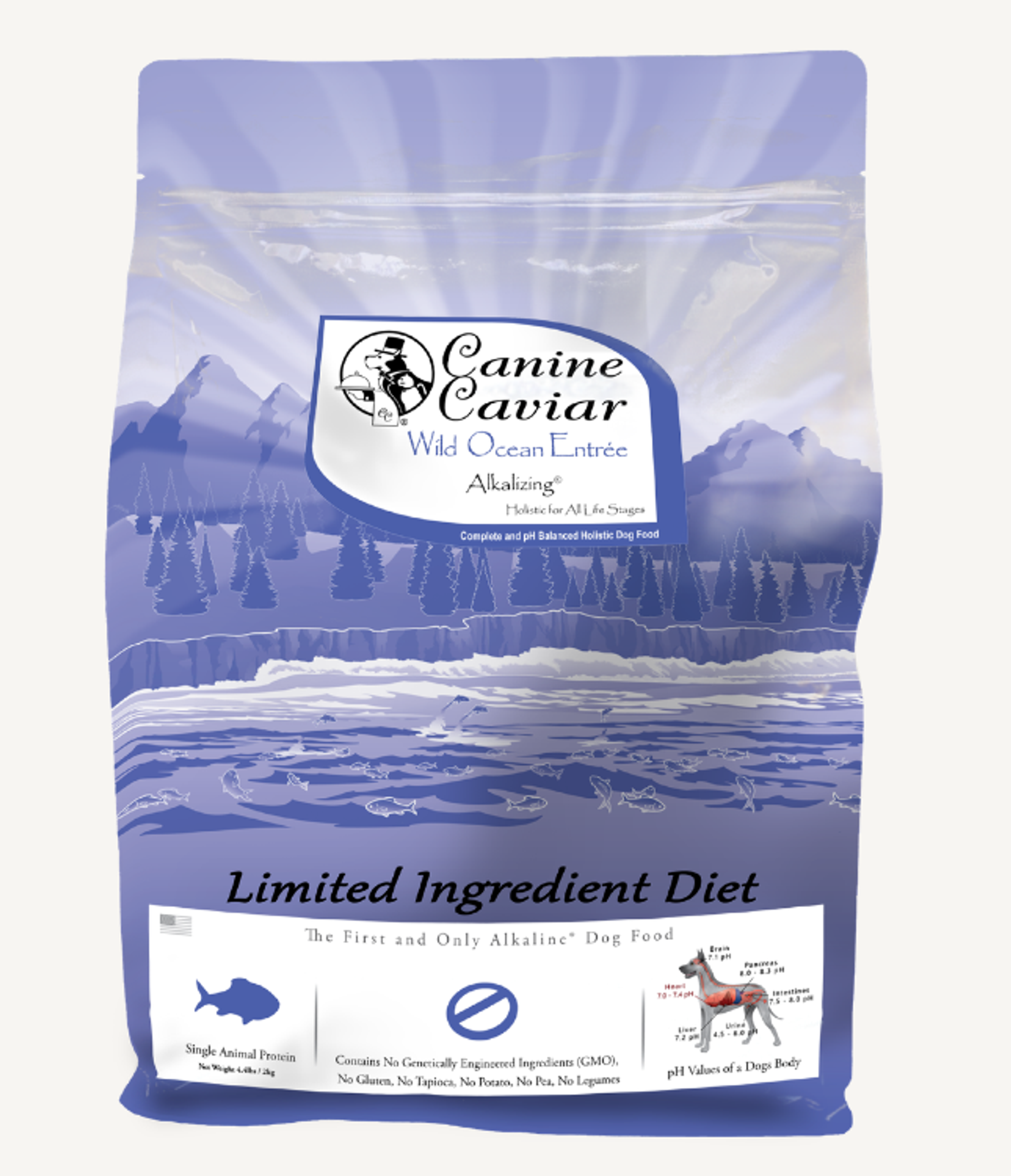Wild Ocean Limited Ingredient Alkaline Entree All Life Stages Image 1