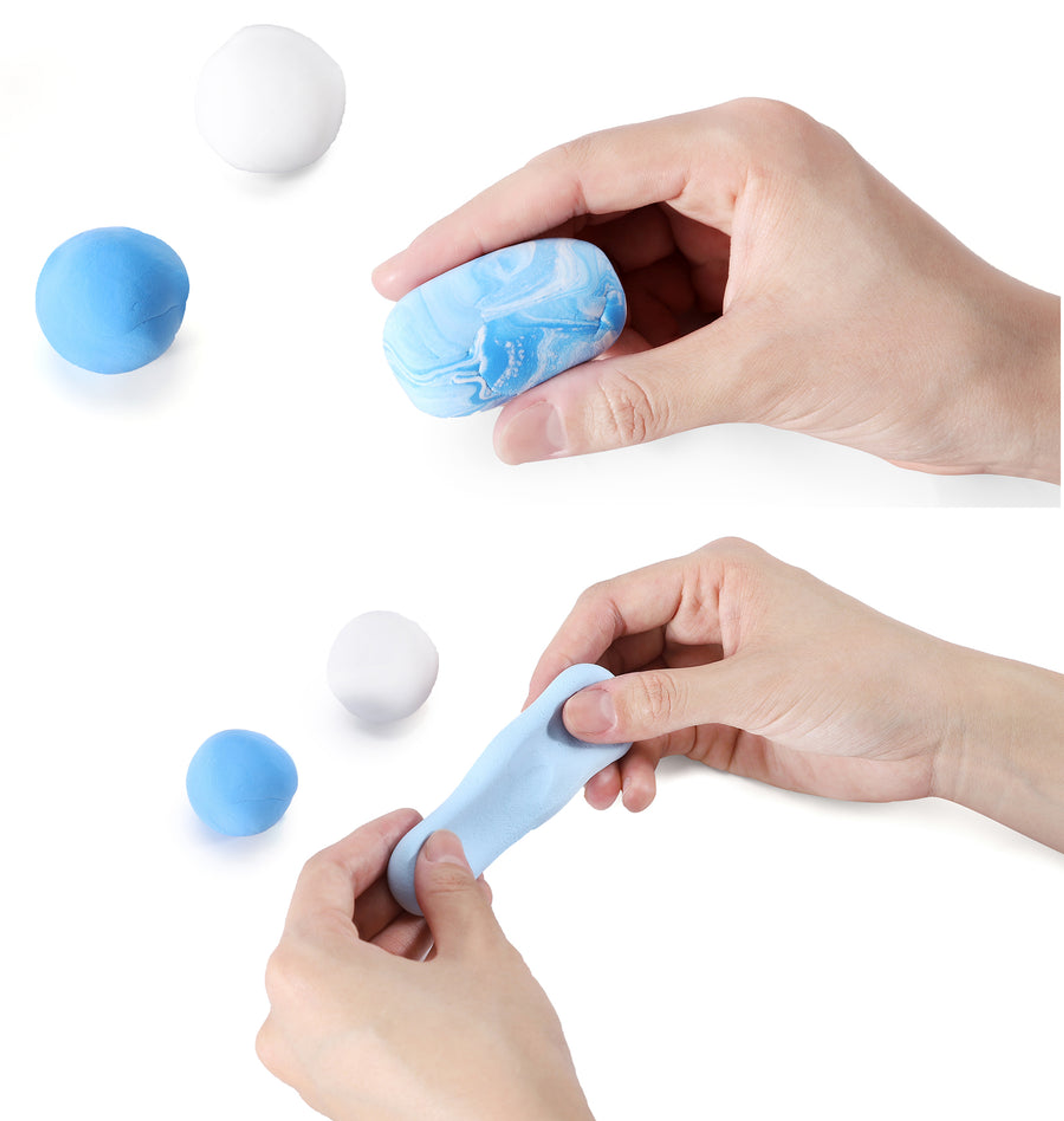 Crafting Clay Toys Creative Art Projects 12 Pieces Odorless Soft Air Dry Modeling Clays Step by Step Teaching Brochure Kids Age 4 to 8