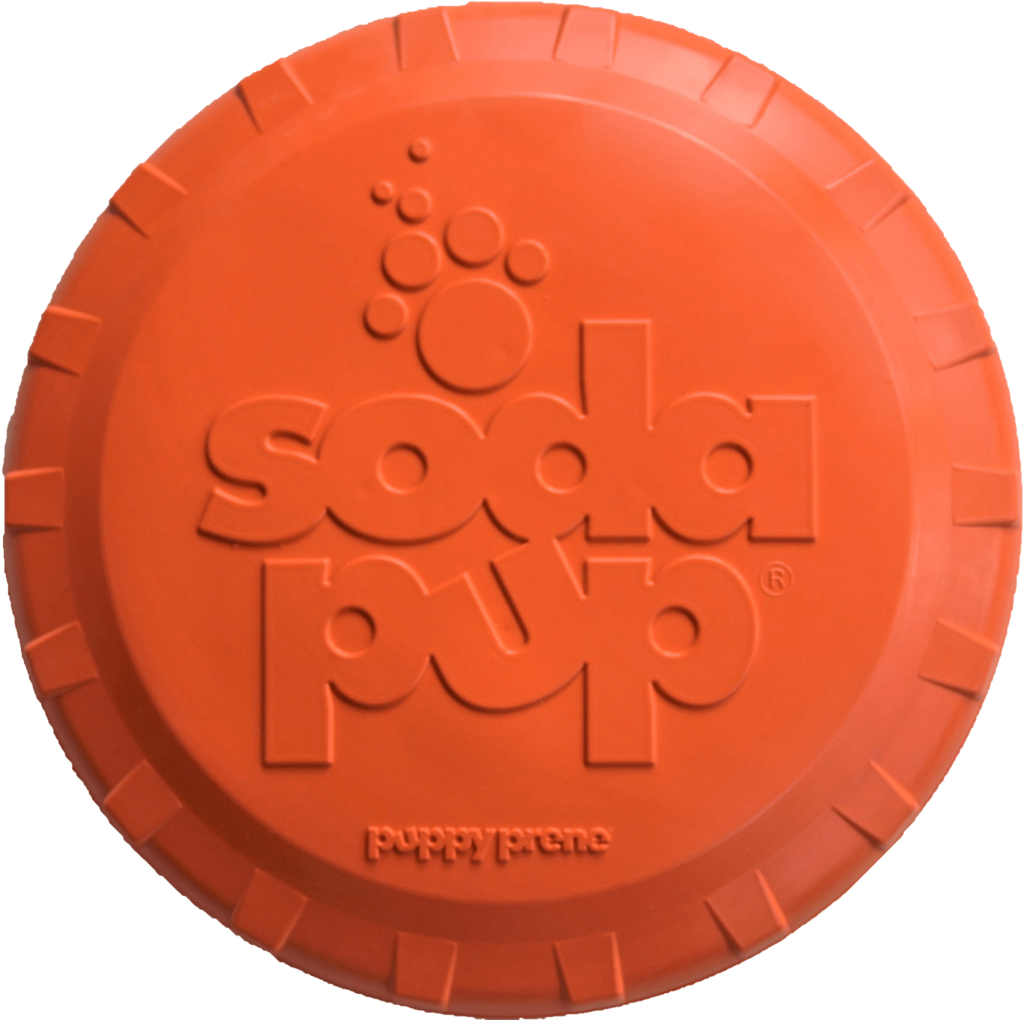 SP Bottle Top Flyer Durable Rubber Retrieving Frisbee Image 1