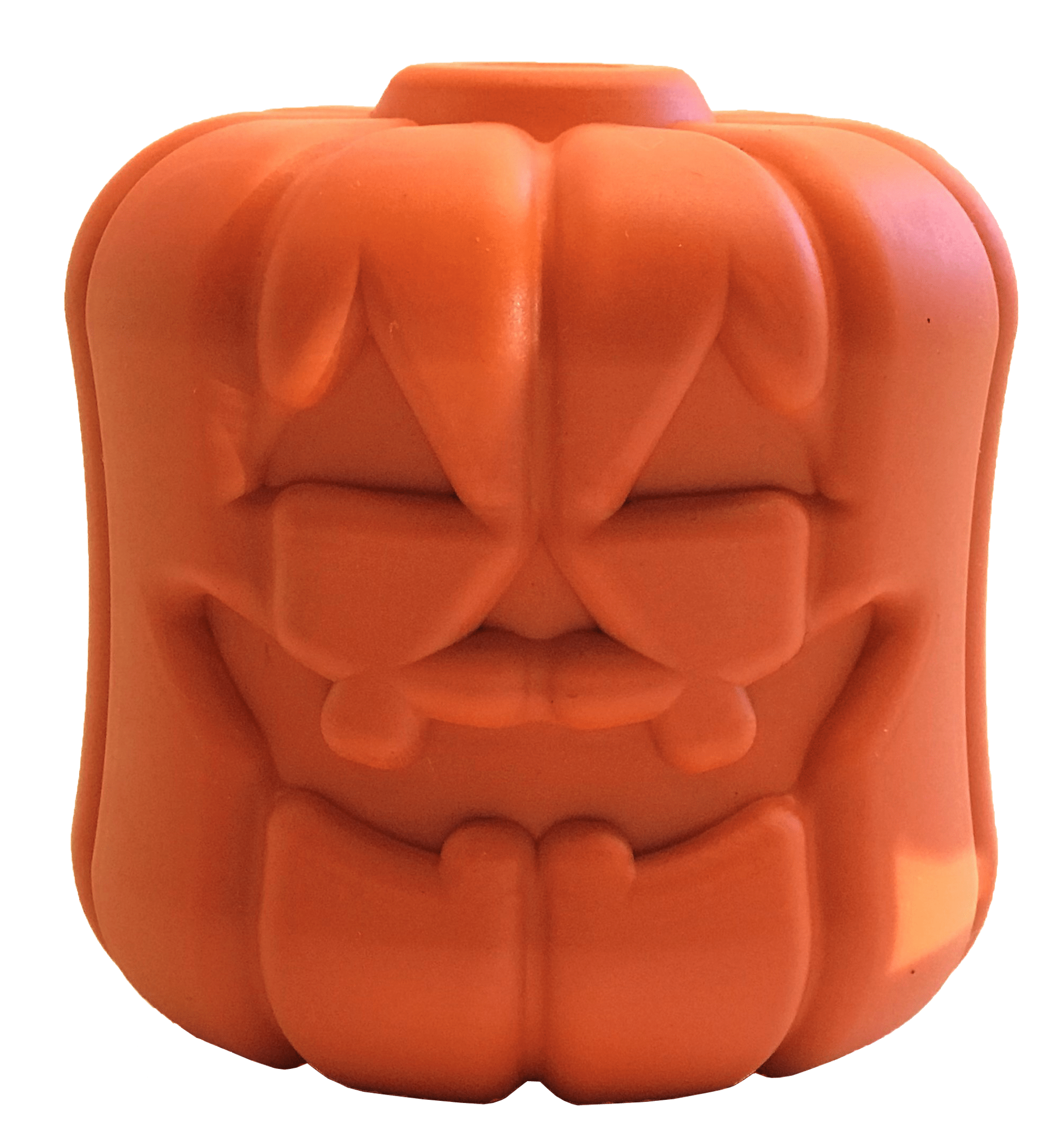 MKB Jack O' Lantern Durable Rubber Chew Toy & Treat Dispenser Image 1