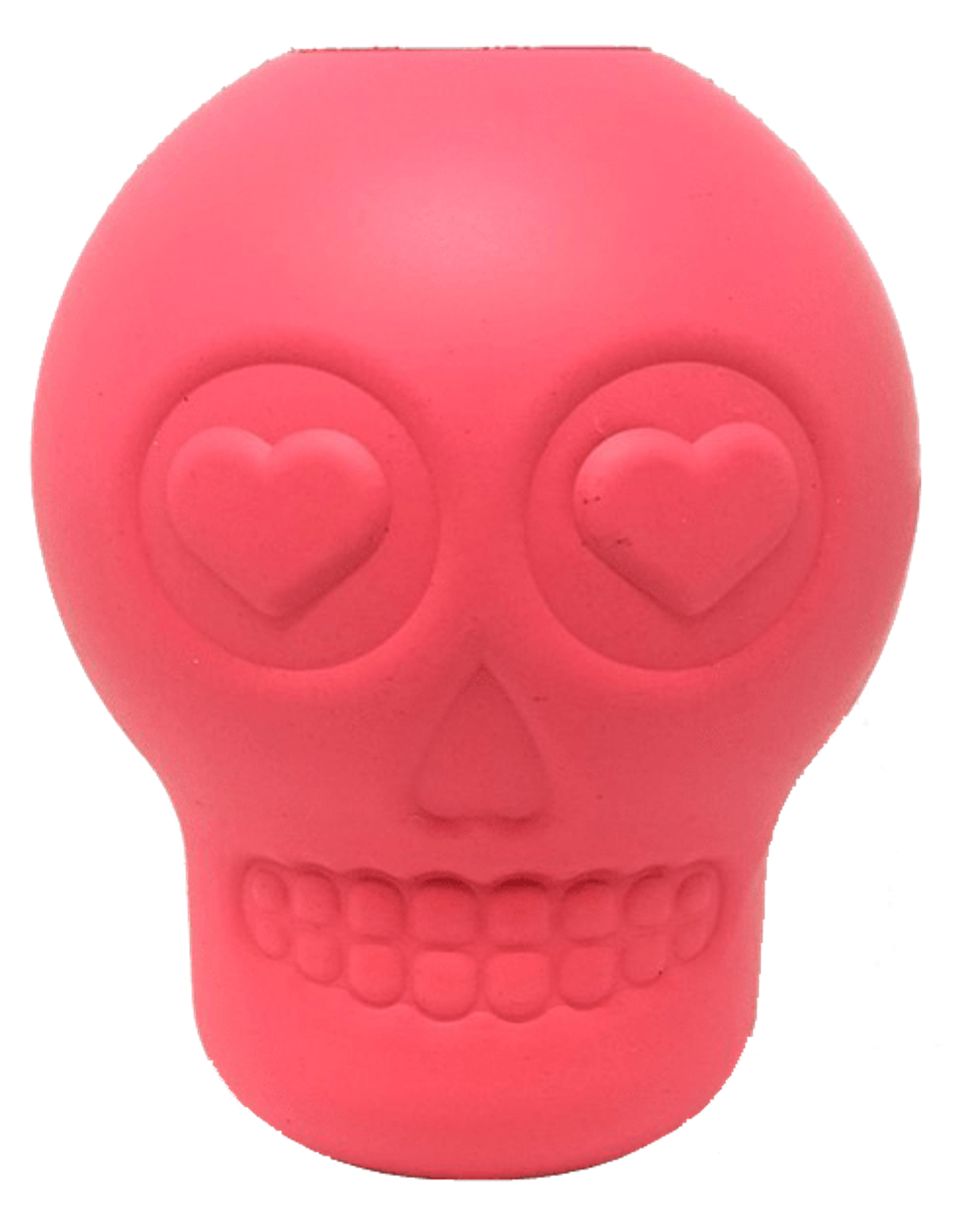 MKB Sugar Skull Durable Rubber Chew Toy & Treat Dispenser Image 1