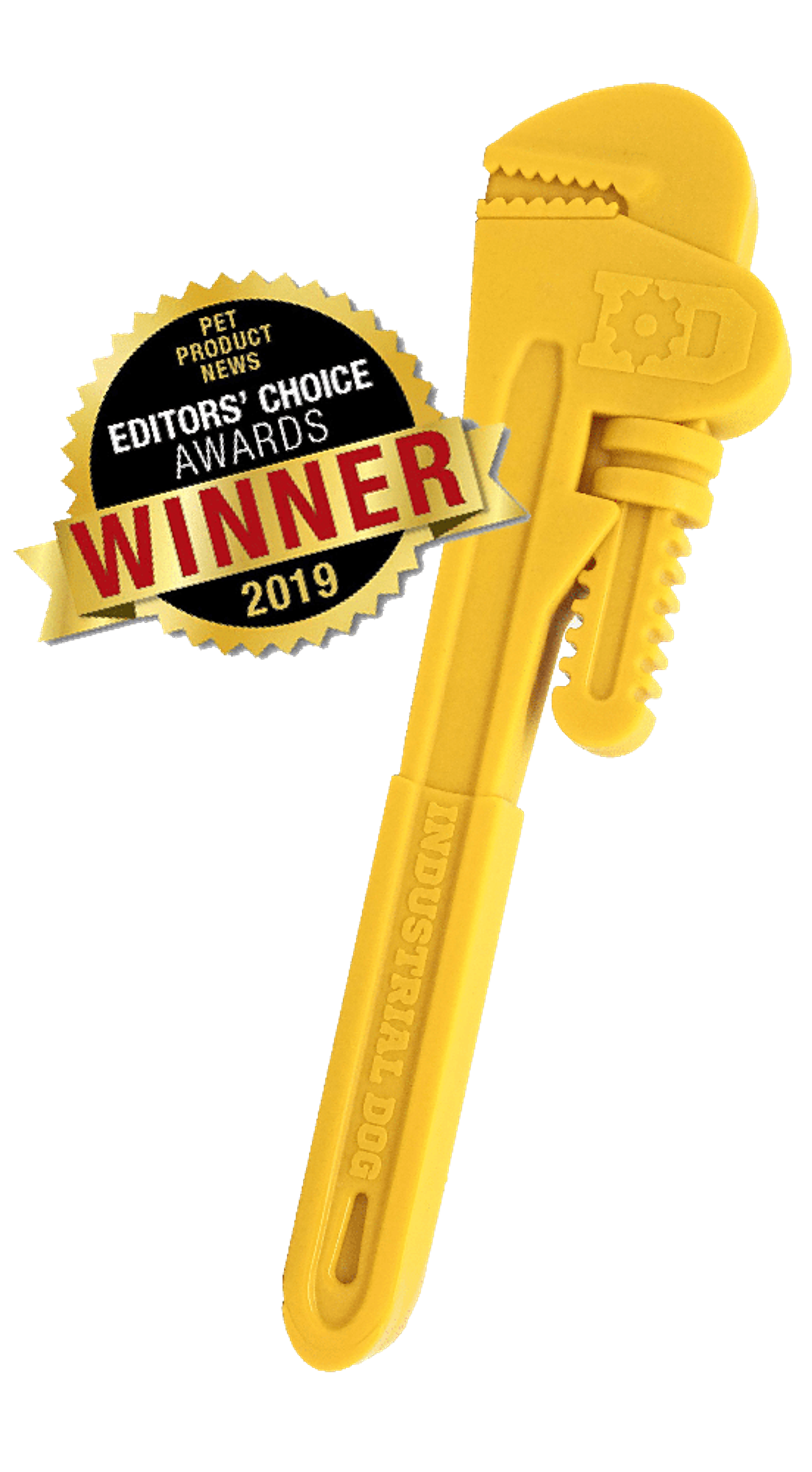 ID Pipe Wrench  Ultra Durable Nylon Dog Chew Toy for Aggressive Chewers Image 1