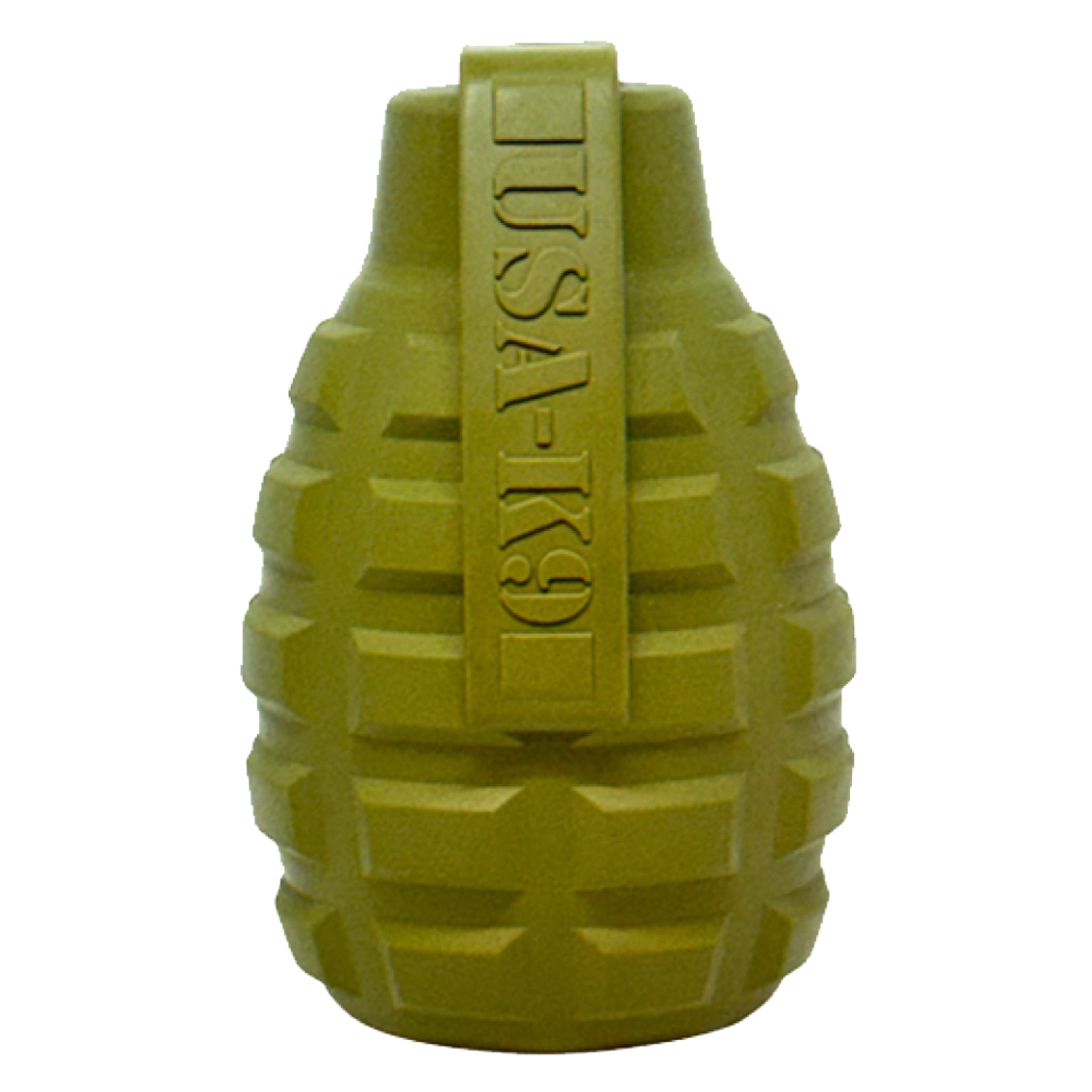 Grenade Shaped eDispenser Durable Dog Chew Toy & Treat Dispenser