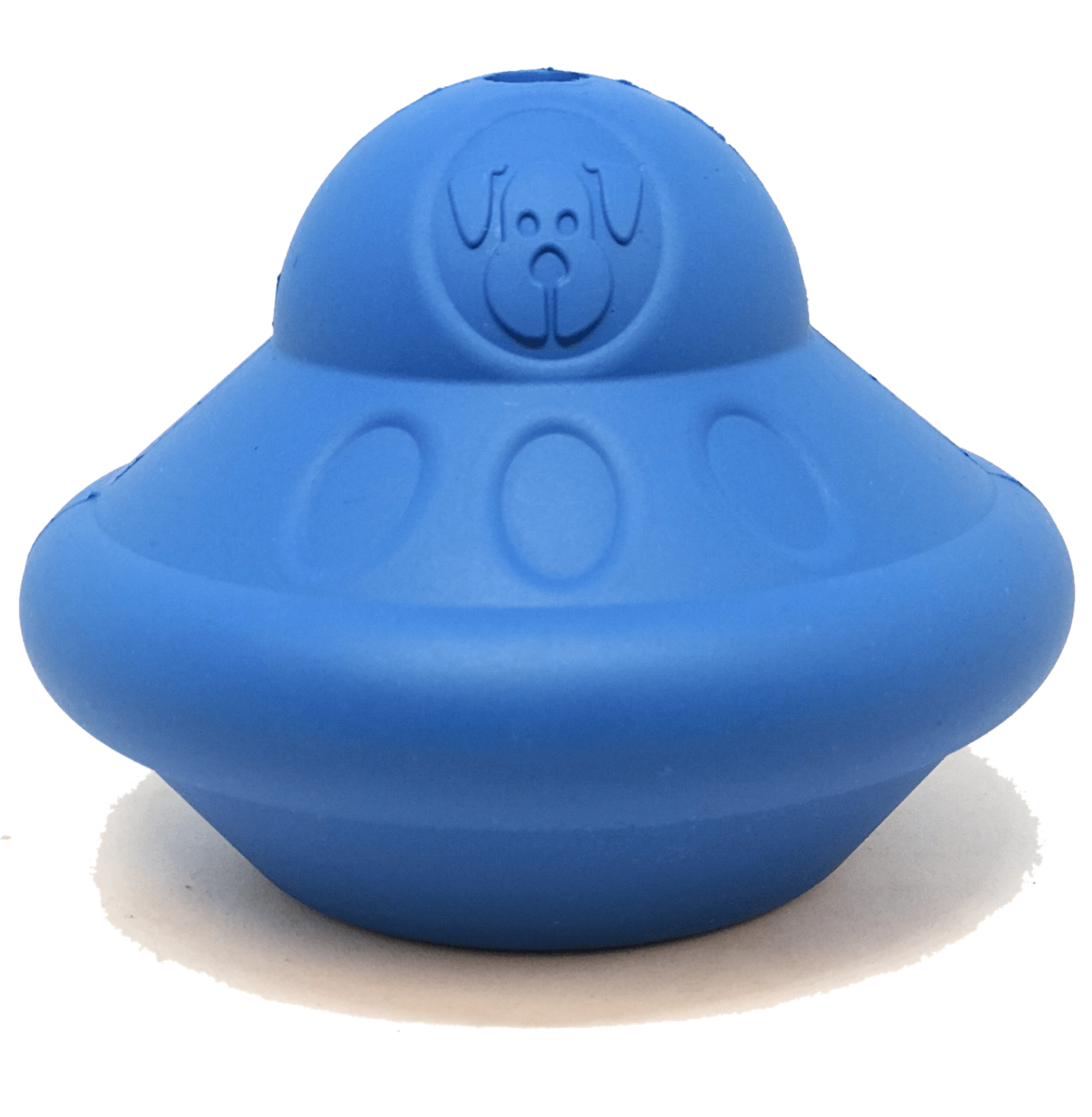 SN Flying Saucer Durable Rubber Chew Toy & Treat Dispenser Image 1
