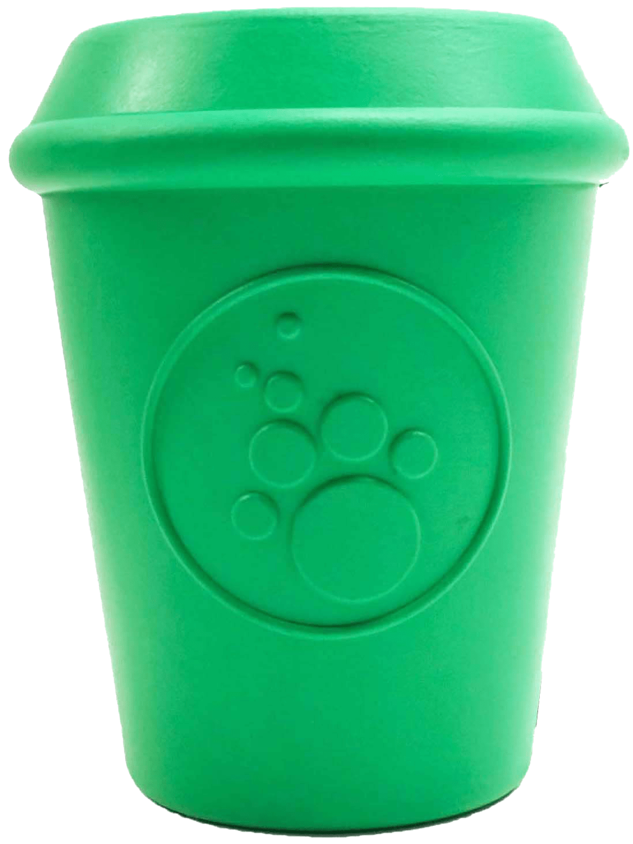 Coffee Cup Durable Rubber Chew Toy and Treat Dispenser Image 1