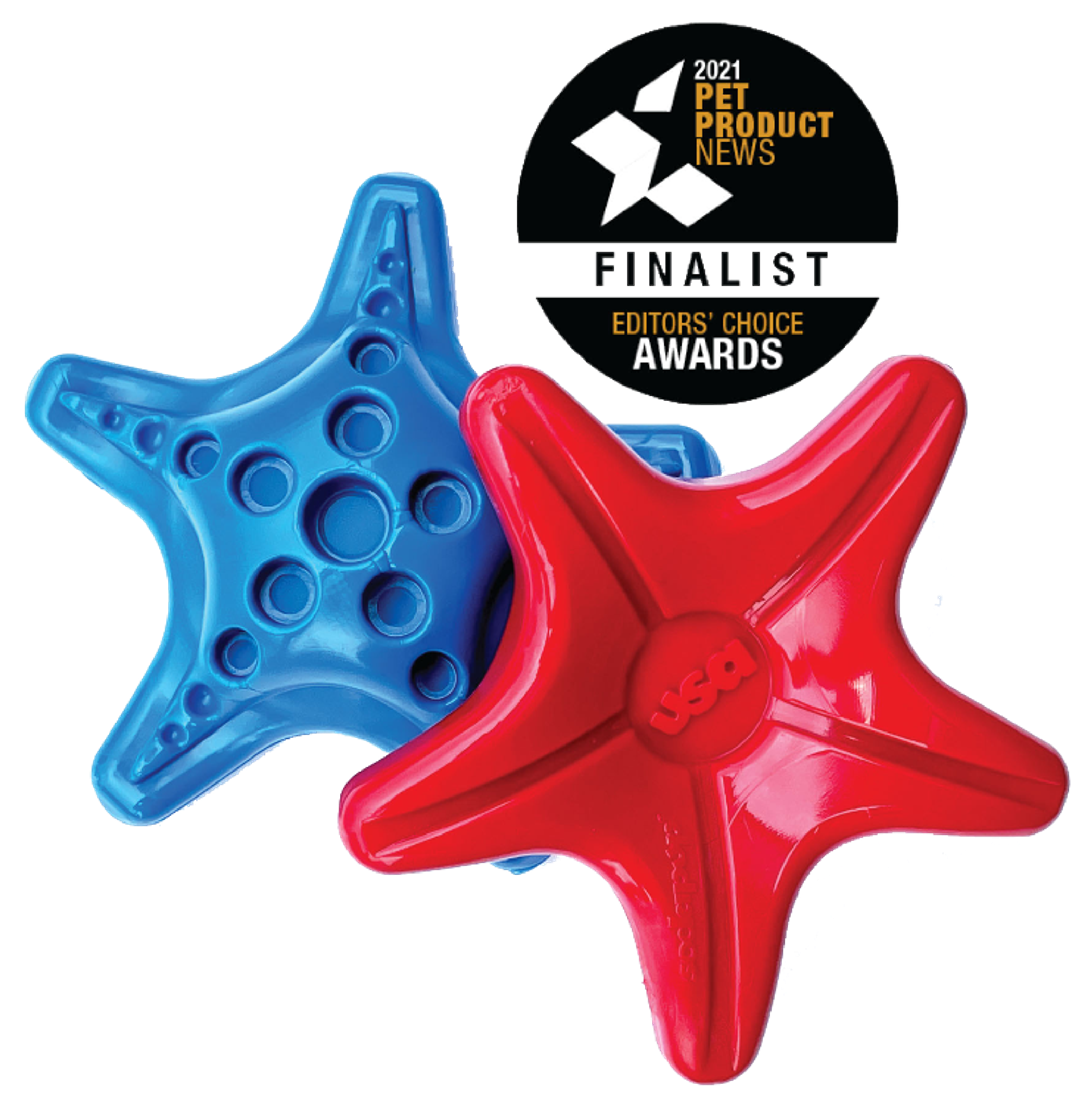 Starfish Ultra Durable Nylon Dog Chew Toy for Aggressive Chewers Image 1