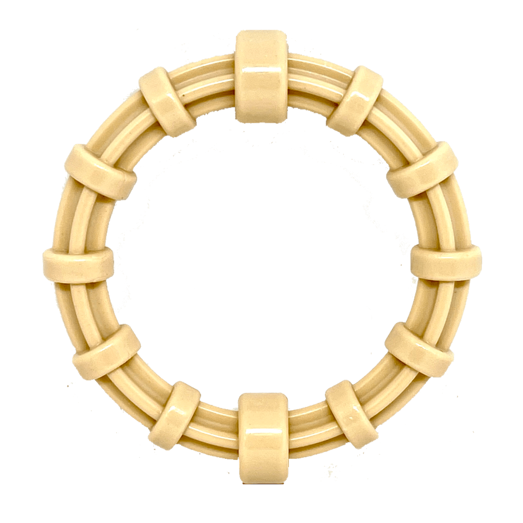 SP Honey Bone Chicken Flavored Teething Ring for Aggressive Chewers Image 1