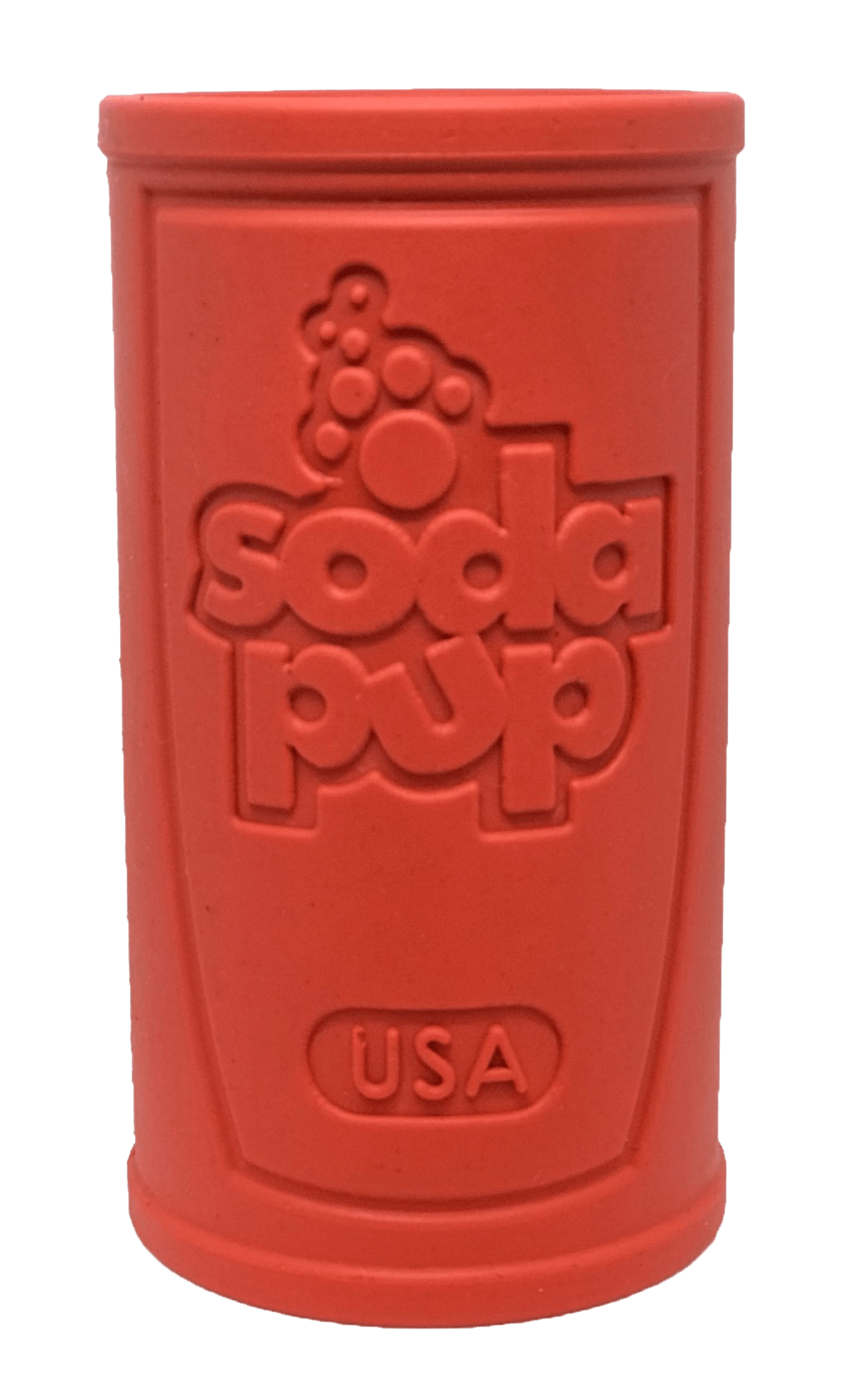 SP Retro Soda Can Durable Rubber Chew Toy and Treat Dispenser Image 1