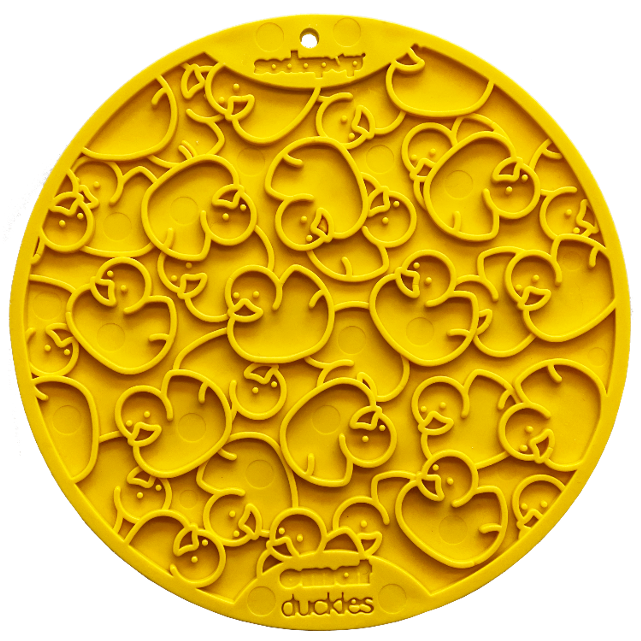 Duckies Design eMat Enrichment Lick Mat With Suction Cups Image 1