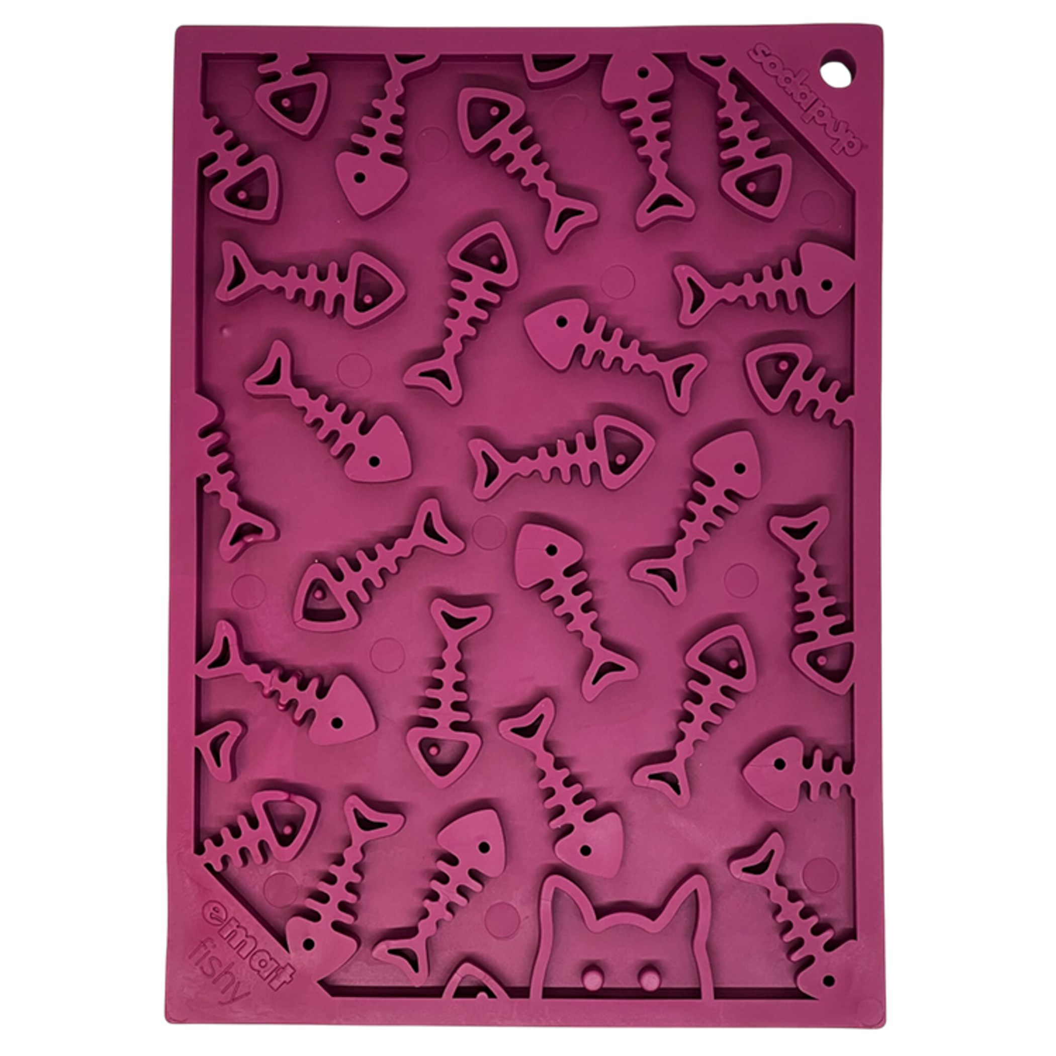 Fishy emat - Small Enrichment Lick Mat for Dogs and Cats