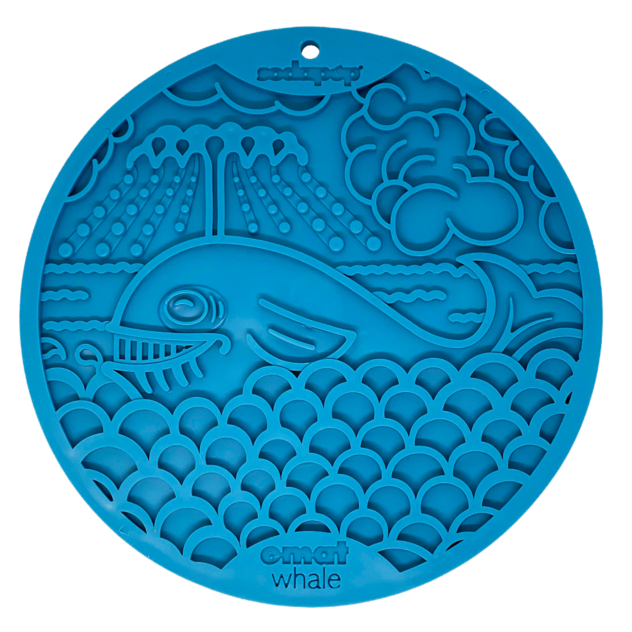 Whale Design eMat Enrichment Lick Mat With Suction Cups Image 1