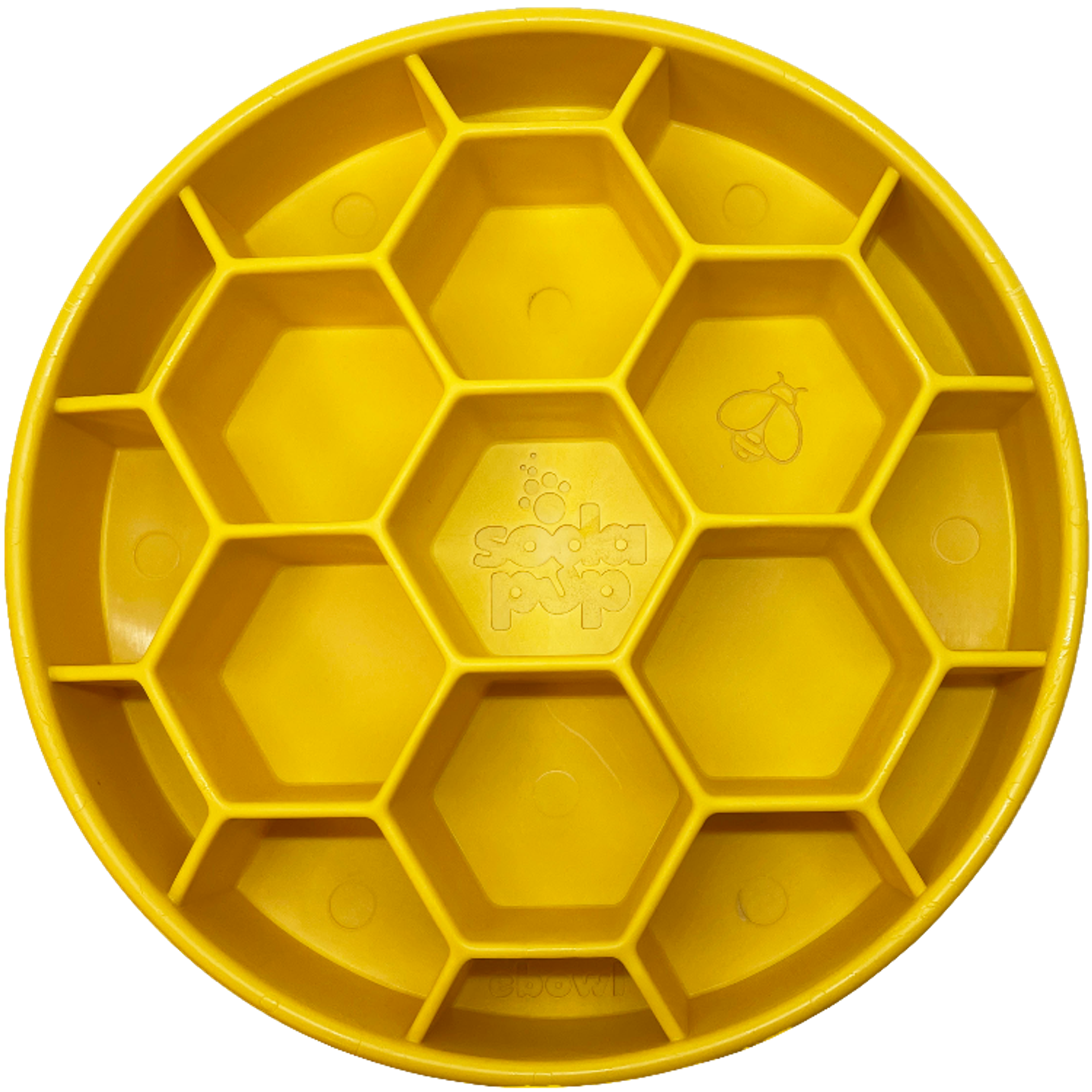 Honeycomb Design eBowl Enrichment Slow Feeder Bowl for Dogs Image 1