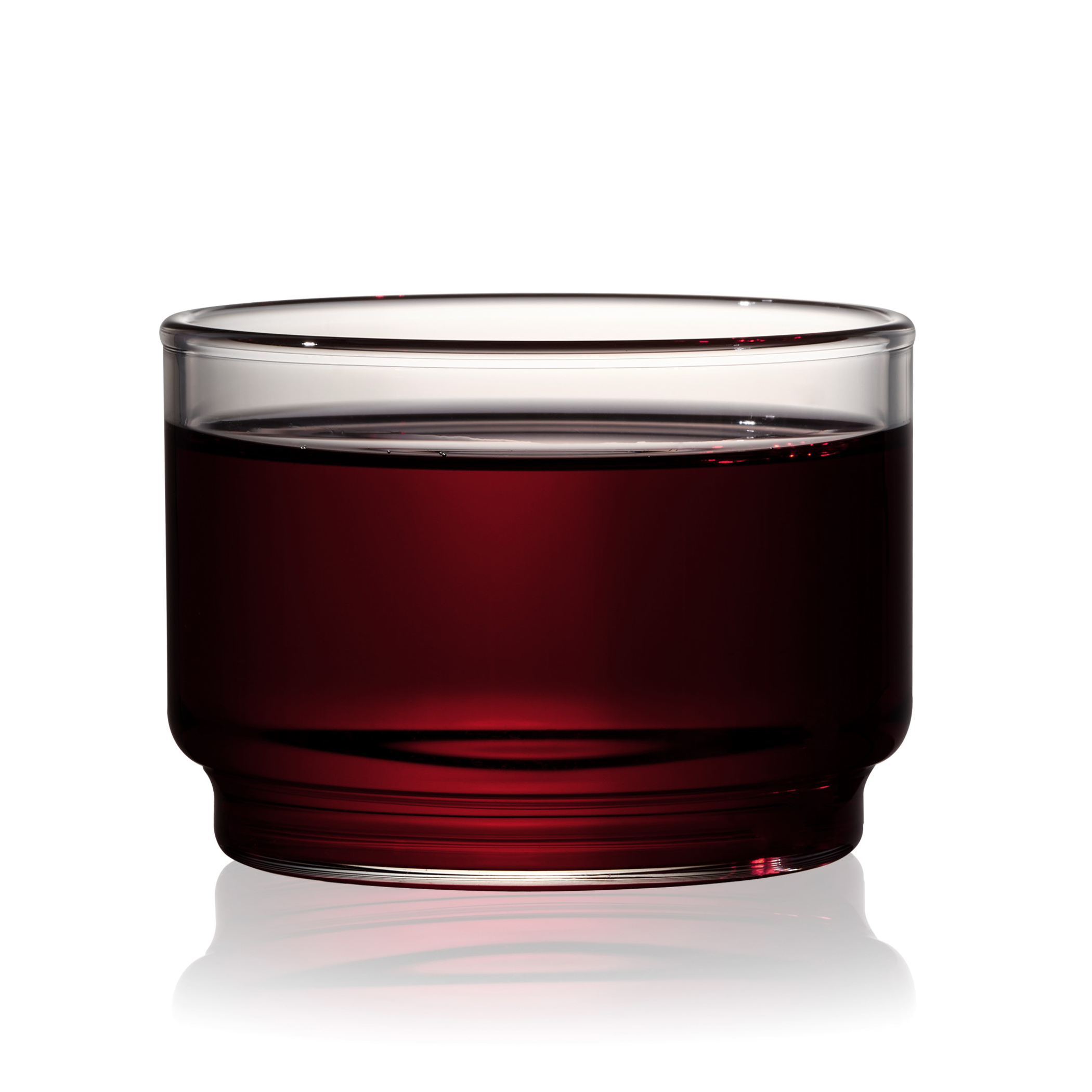 Glassware Stackable Bodega Glasses Set of 6 Borosilicate Glass 7 oz Modern Everyday Use Dishwasher Safe