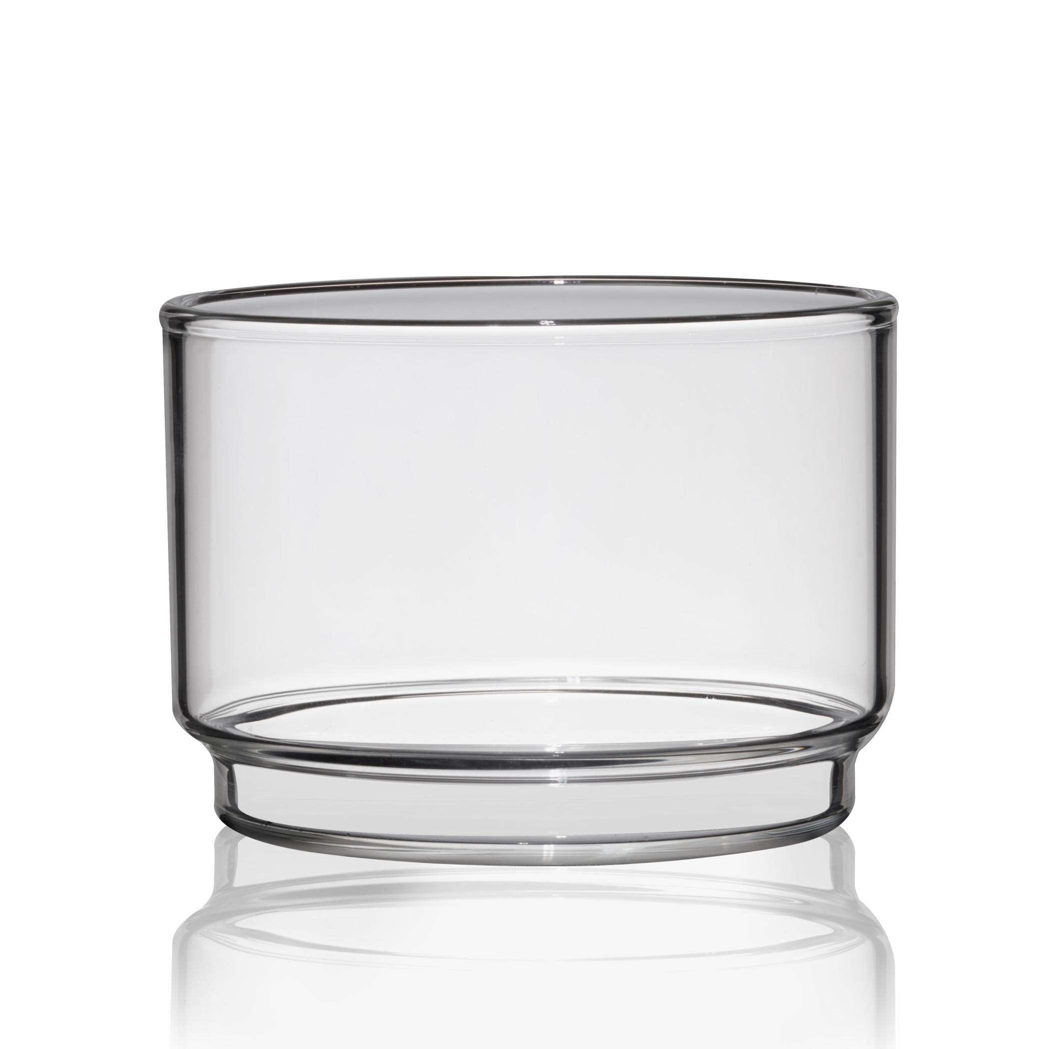 Glassware Stackable Bodega Glasses Set of 6 Borosilicate Glass 7 oz Modern Everyday Use Dishwasher Safe
