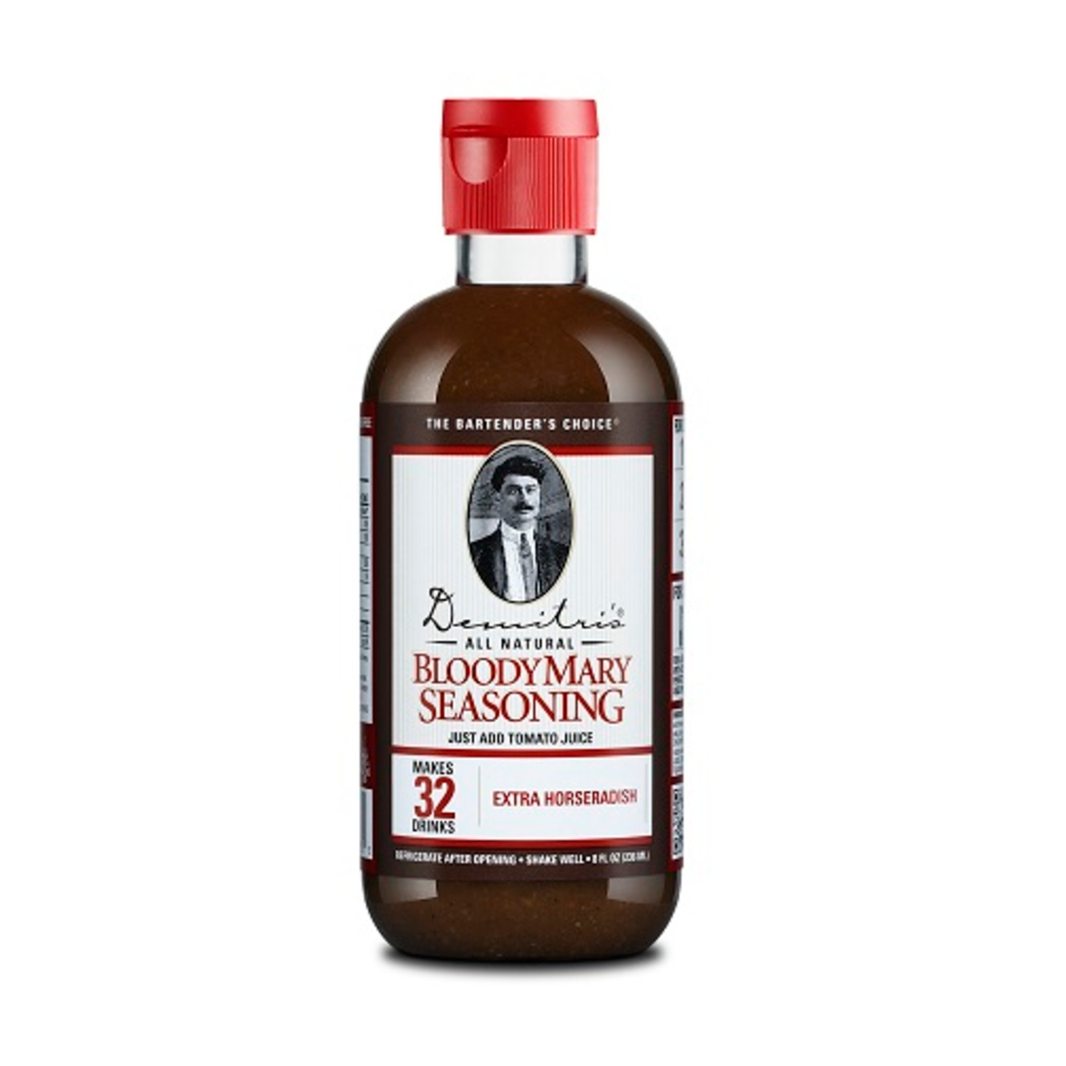Seasoning Bloody Mary Extra Horseradish 8 Ounces Zesty Aroma Perfect for One