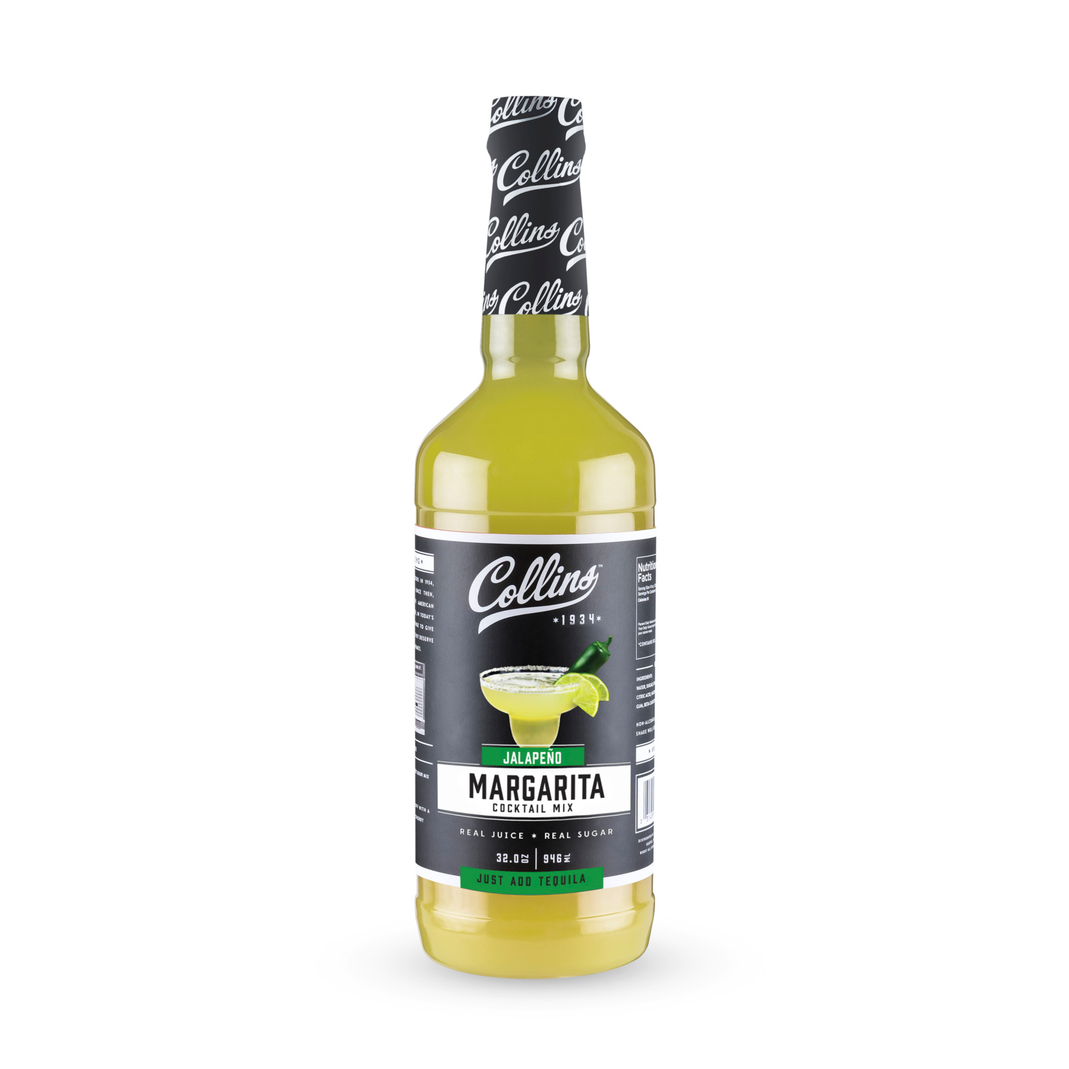 Cocktail Mix Margarita Main Function Jalapeno Flavored Ingredients Real Sugar 32 oz Quality
