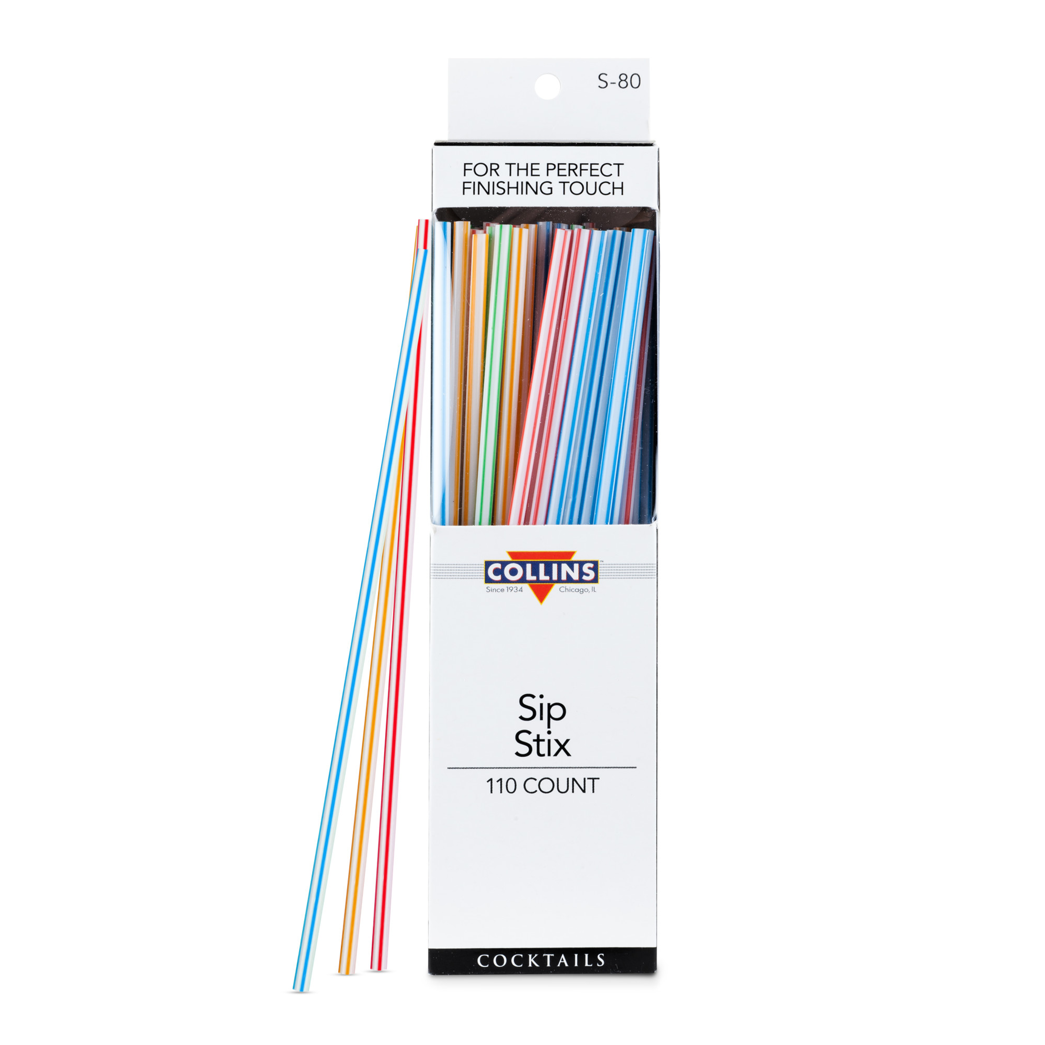 Stir Rods Sip Stir Hollow Plastic 5 Inch Long 110 Pack