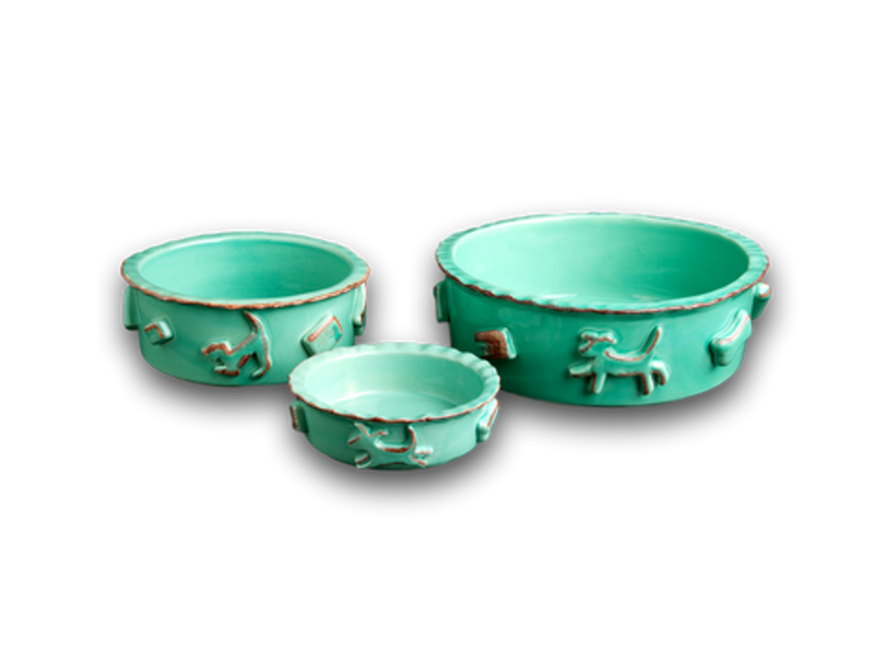 Carmel Ceramica Dog Food/Water Bowl Image 1