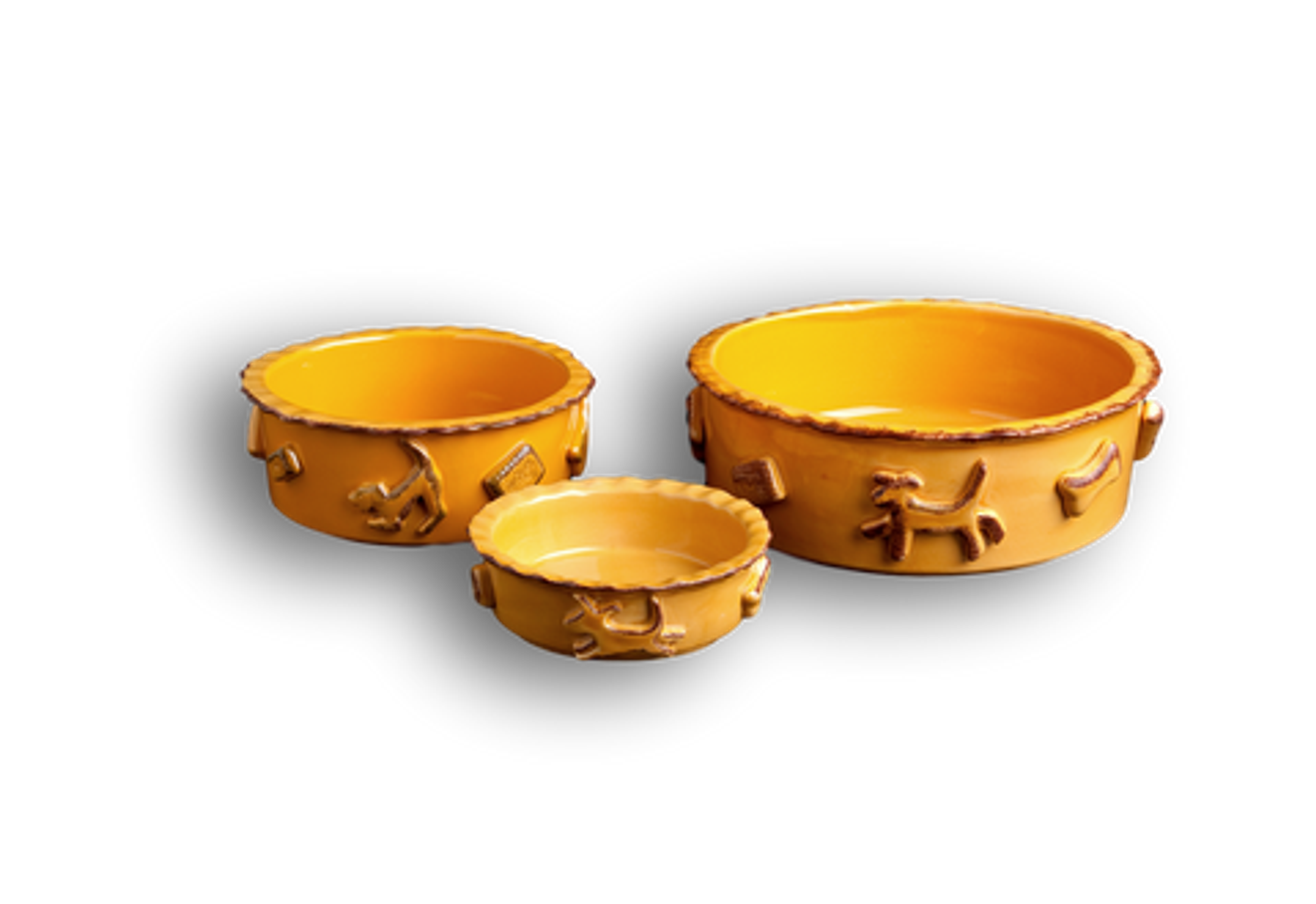 Carmel Ceramica Dog Food/Water Bowl Image 1