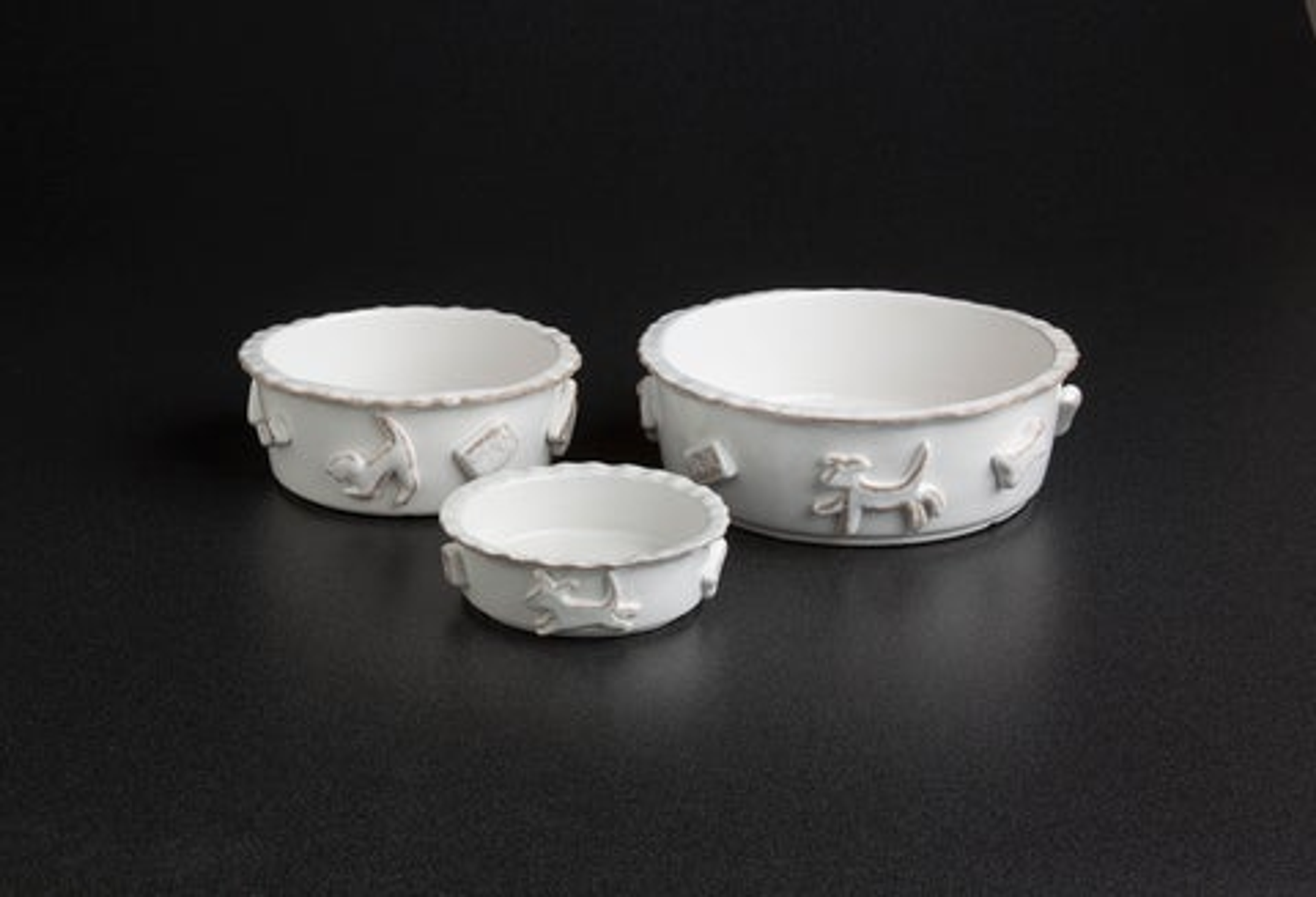 Carmel Ceramica Dog Food/Water Bowl Image 1