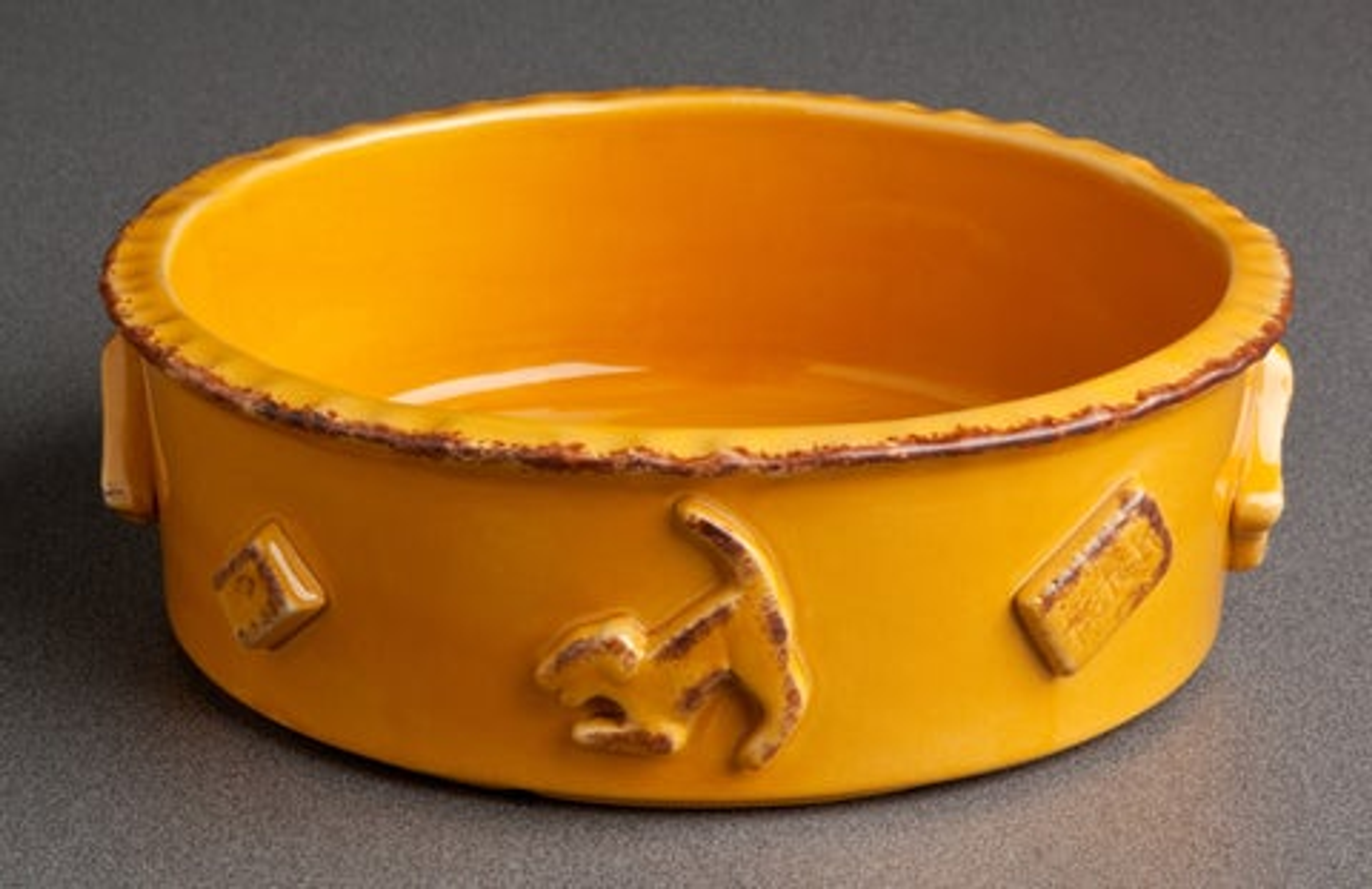 Carmel Ceramica Dog Food/Water Bowl Image 1