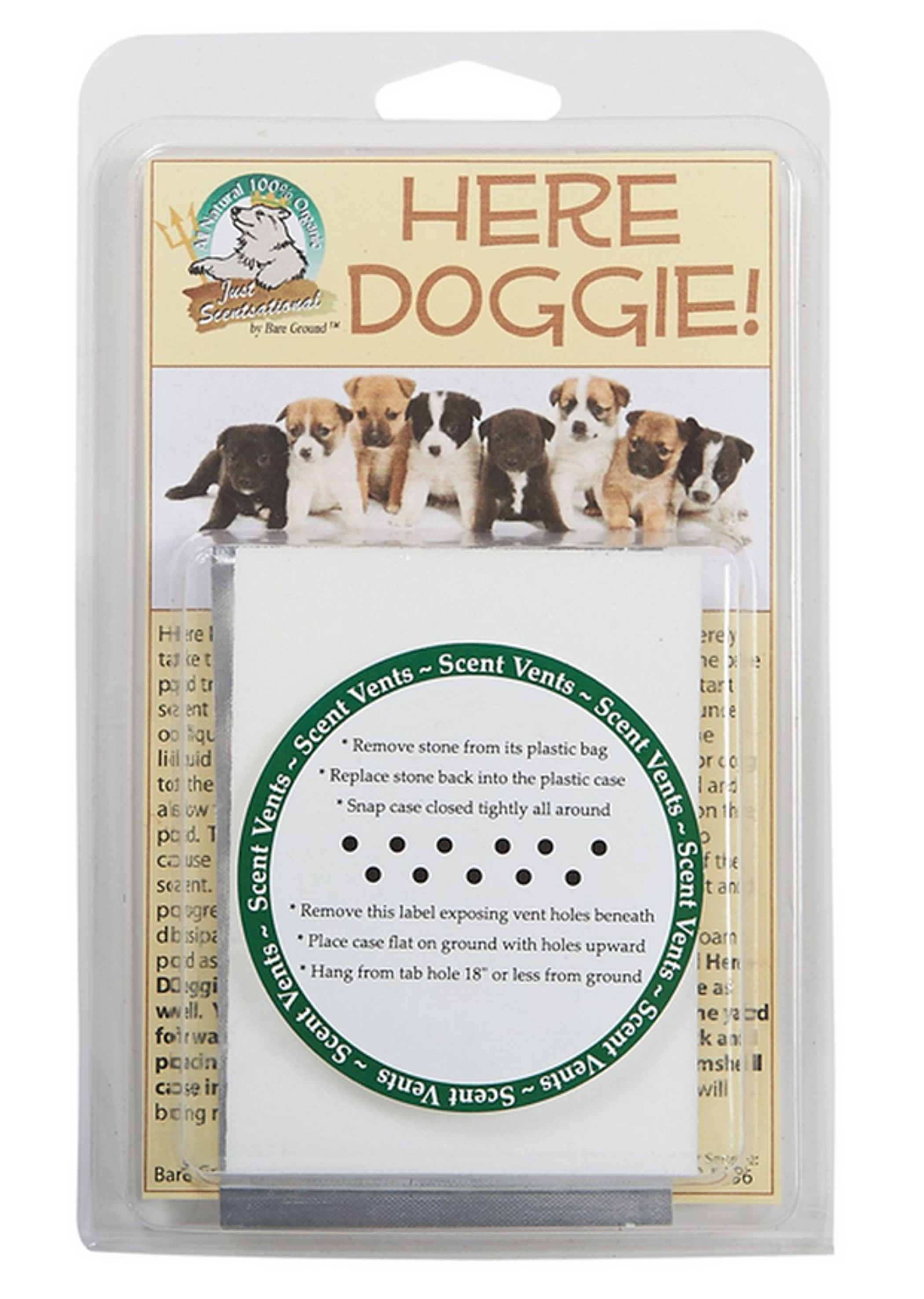 Just Scentsational Here Doggie! Indoor Dog Training Stone Image 1