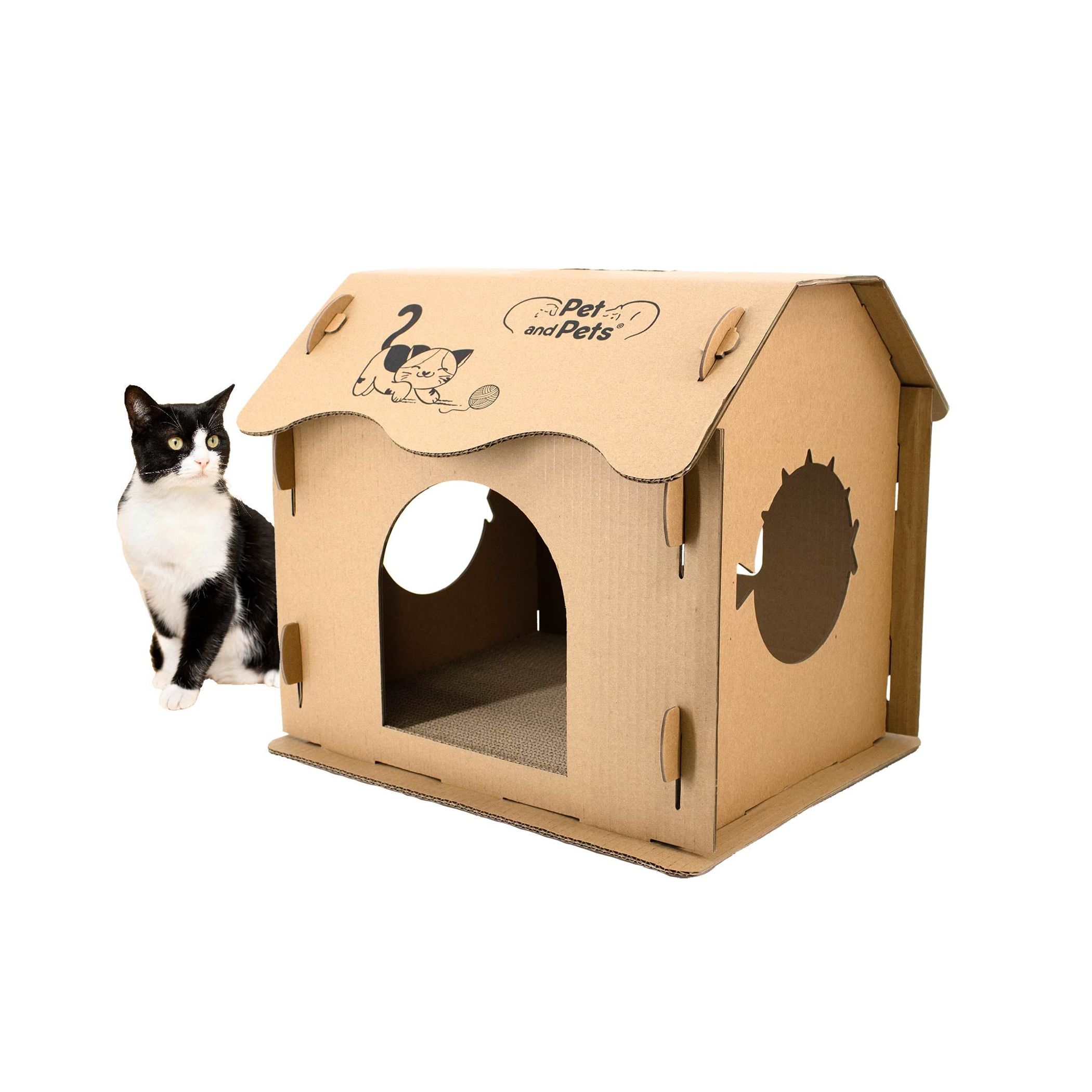 Scratch Pad Cat House Image 1