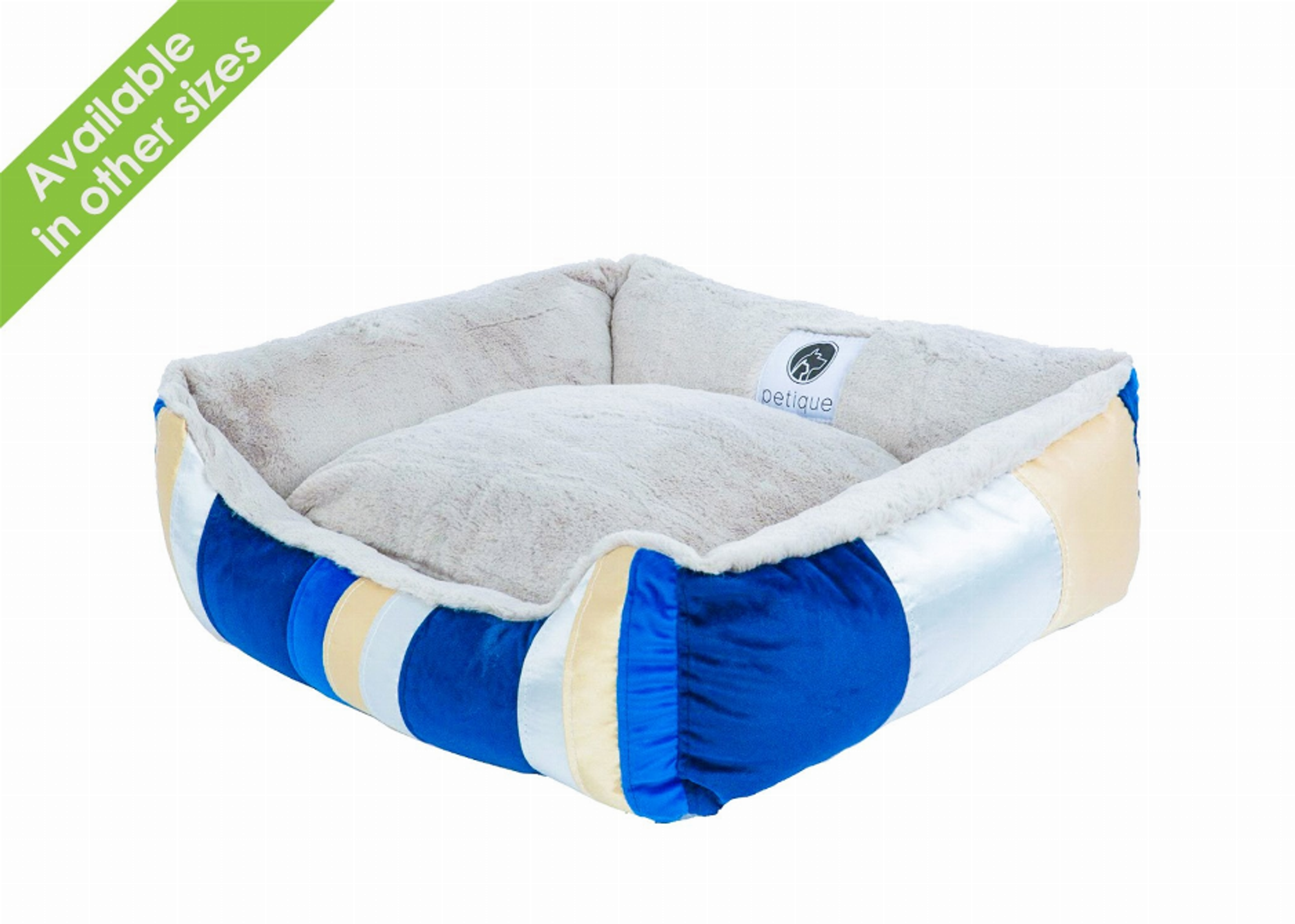 Golden Waves Reversible Pet Bed Image 1