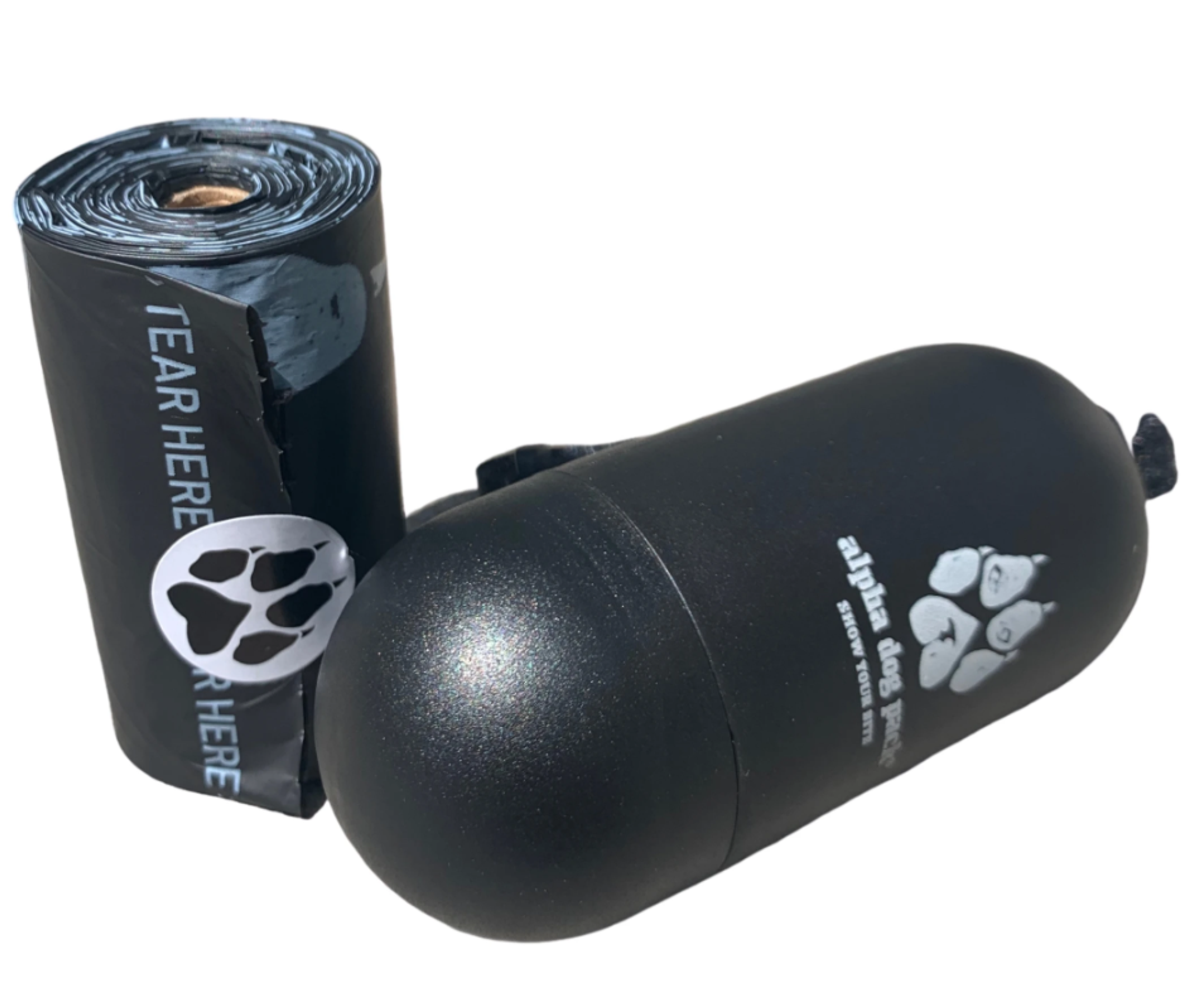 Pill Dispenser with Plant-Based Compostable Poop Bag Roll Image 1