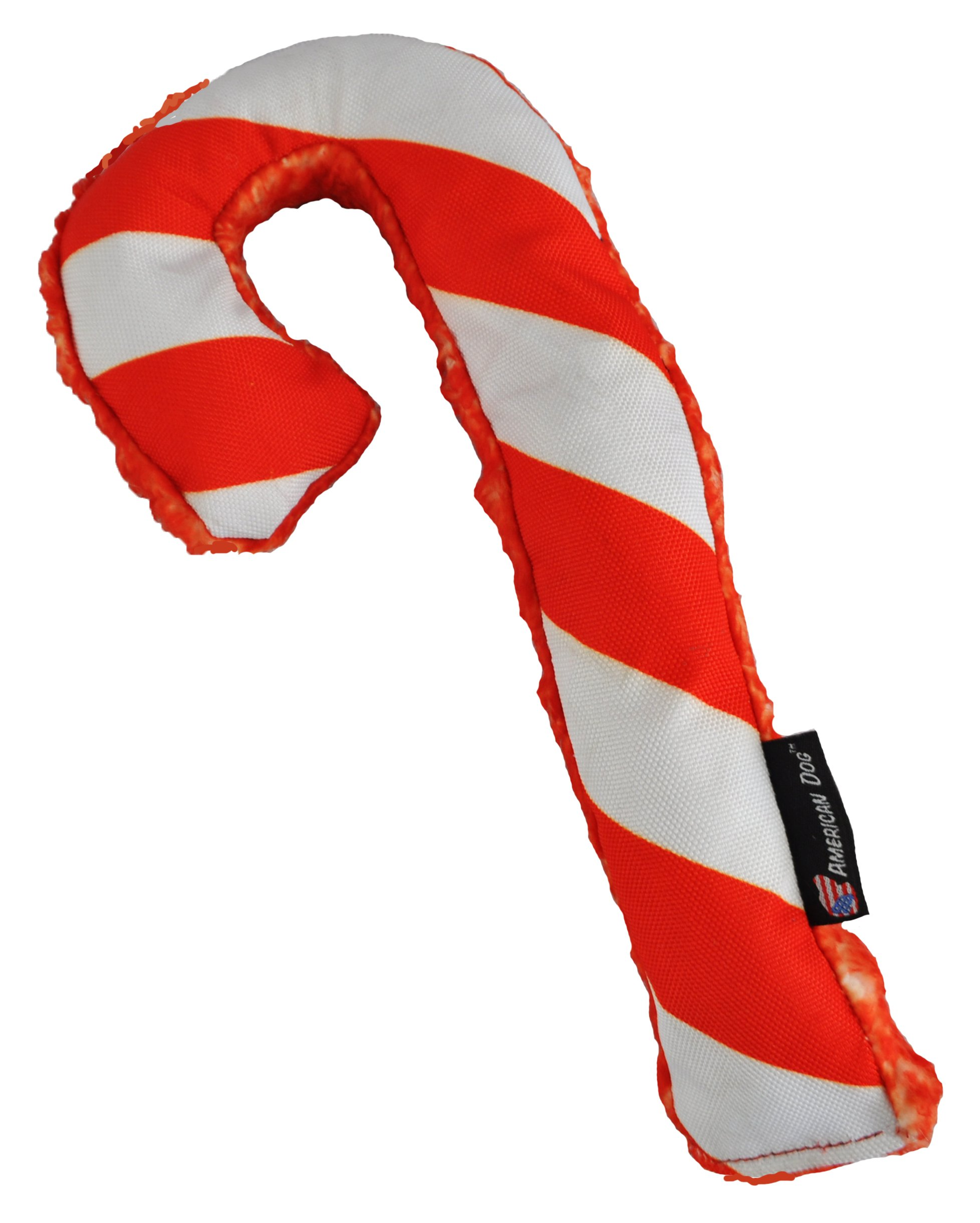 Candy Cane Dog Toy Image 1