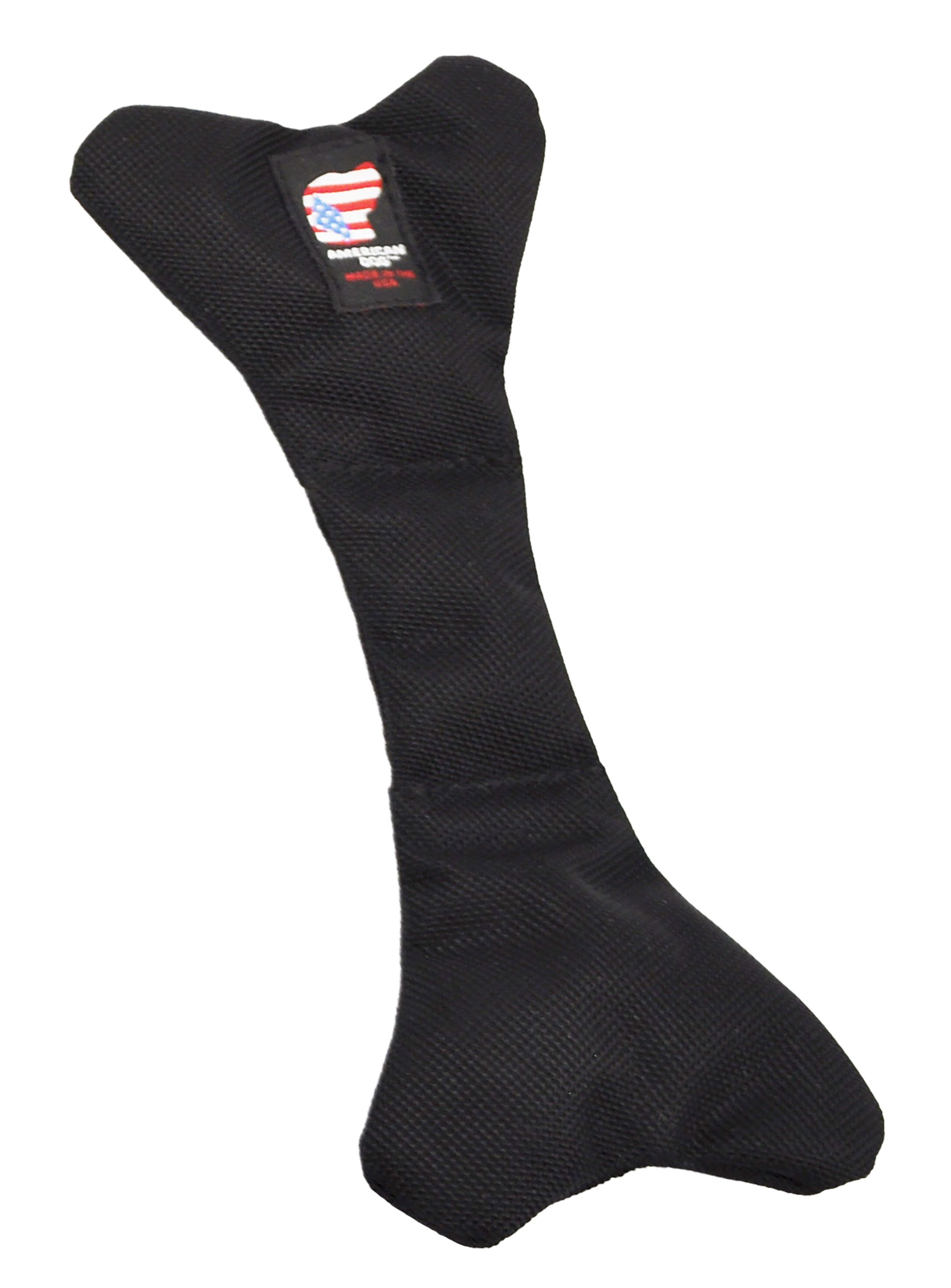 Bad To Da Bone Dog Toy - Large - Black Image 1