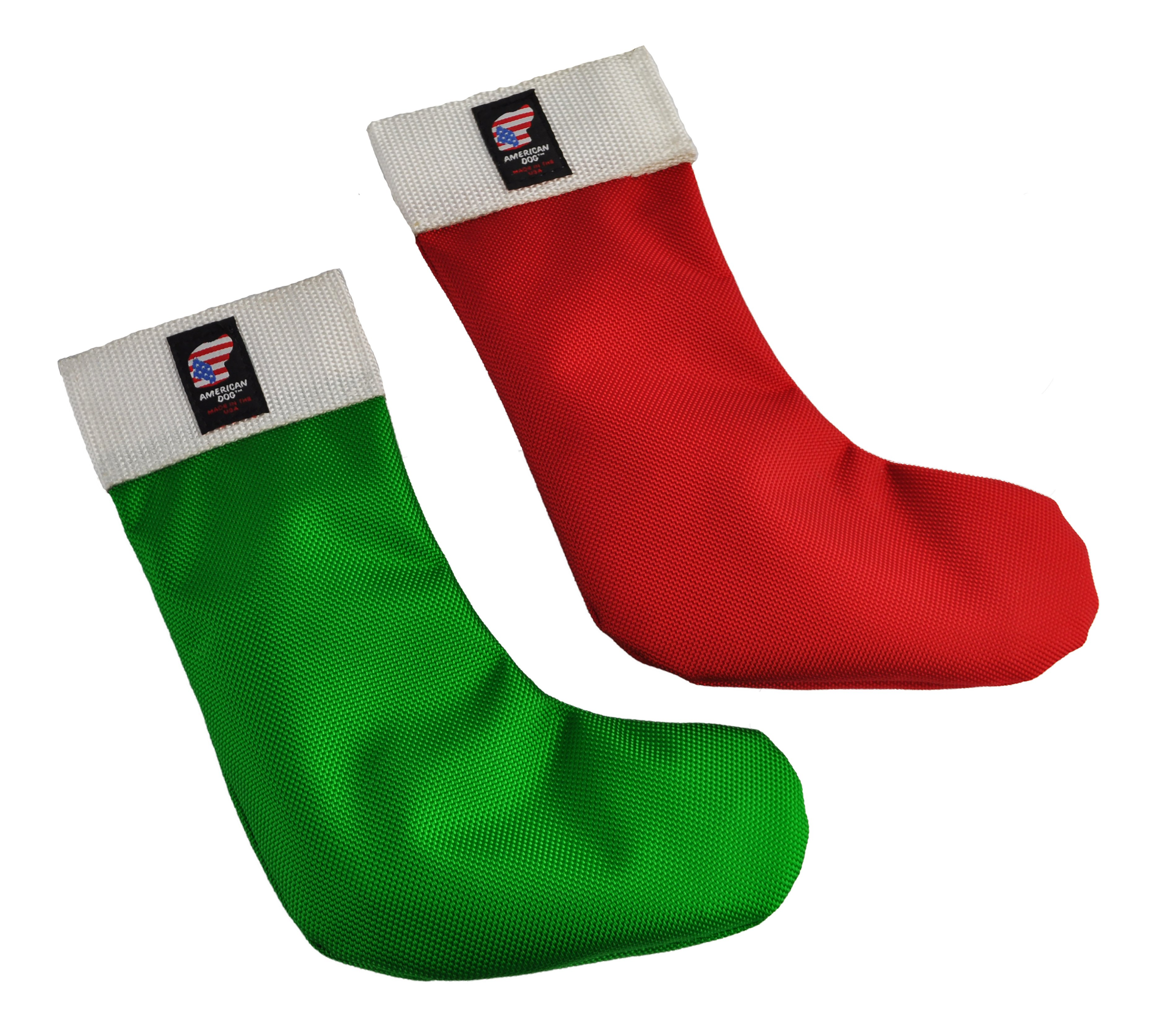 Christmas Stocking Dog Toy - Green Image 1