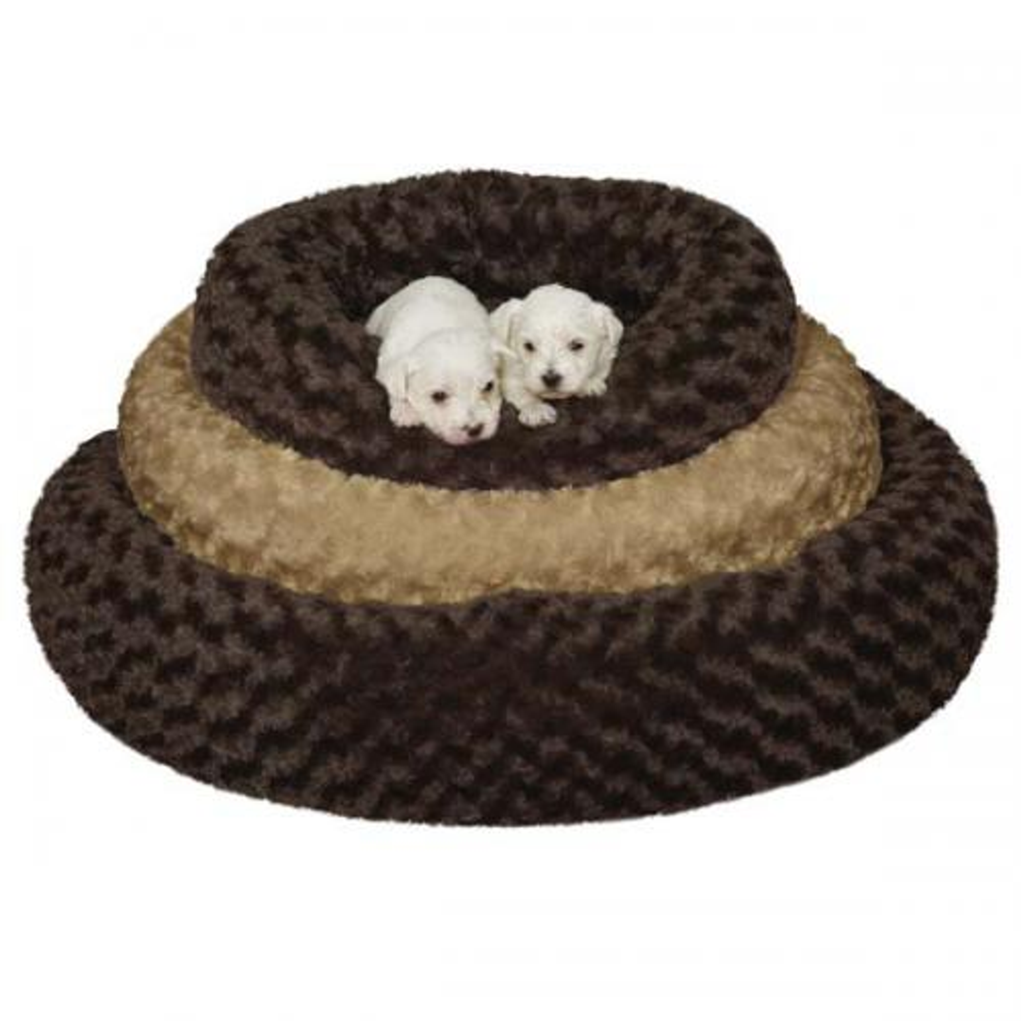 SP Swirl Plush Donut Bed Image 1