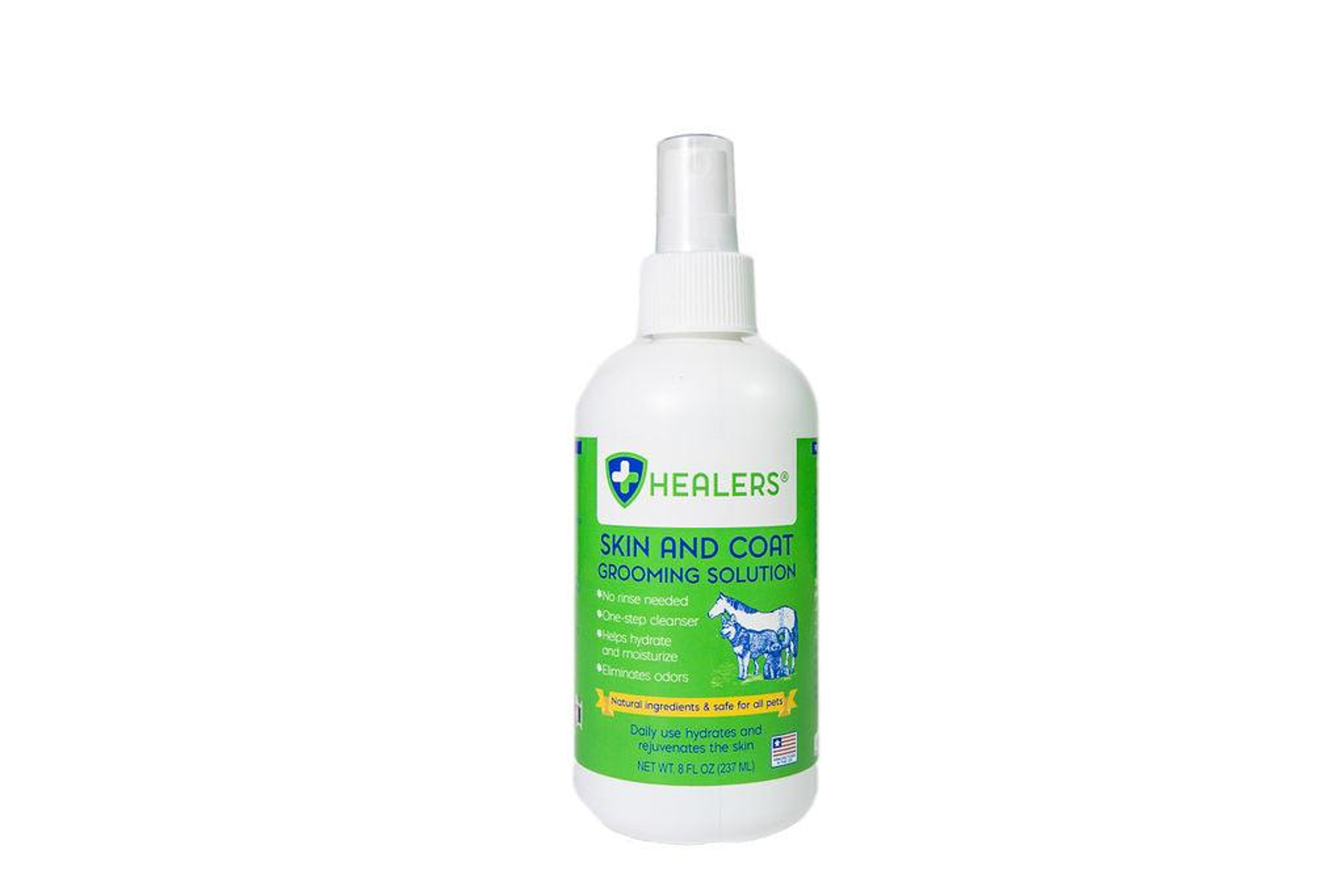 Grooming Spray Skin & Coat Natural Solution Detoxifying Agent Hypochlorous Acid 18 Month Shelf Life No Rinsing Needed