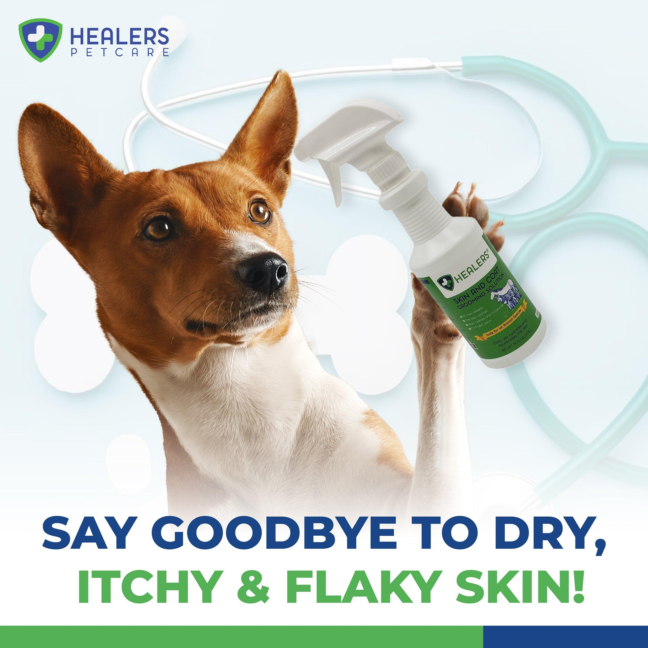 Grooming Spray Skin & Coat Natural Solution Detoxifying Agent Hypochlorous Acid 18 Month Shelf Life No Rinsing Needed