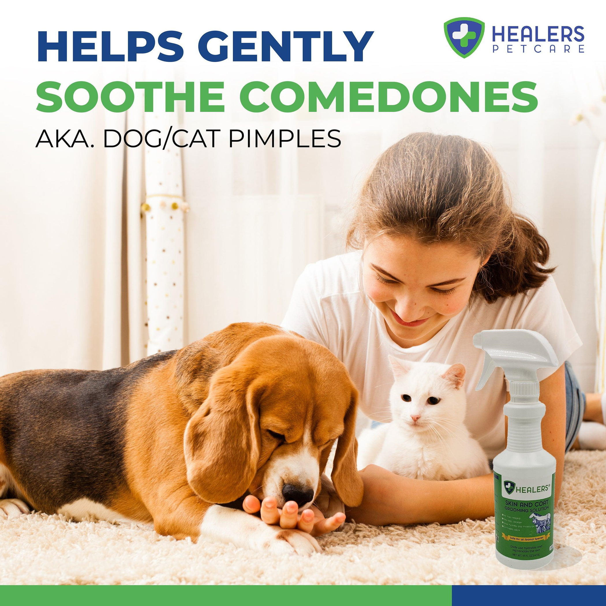 Grooming Spray Skin & Coat Natural Solution Detoxifying Agent Hypochlorous Acid 18 Month Shelf Life No Rinsing Needed