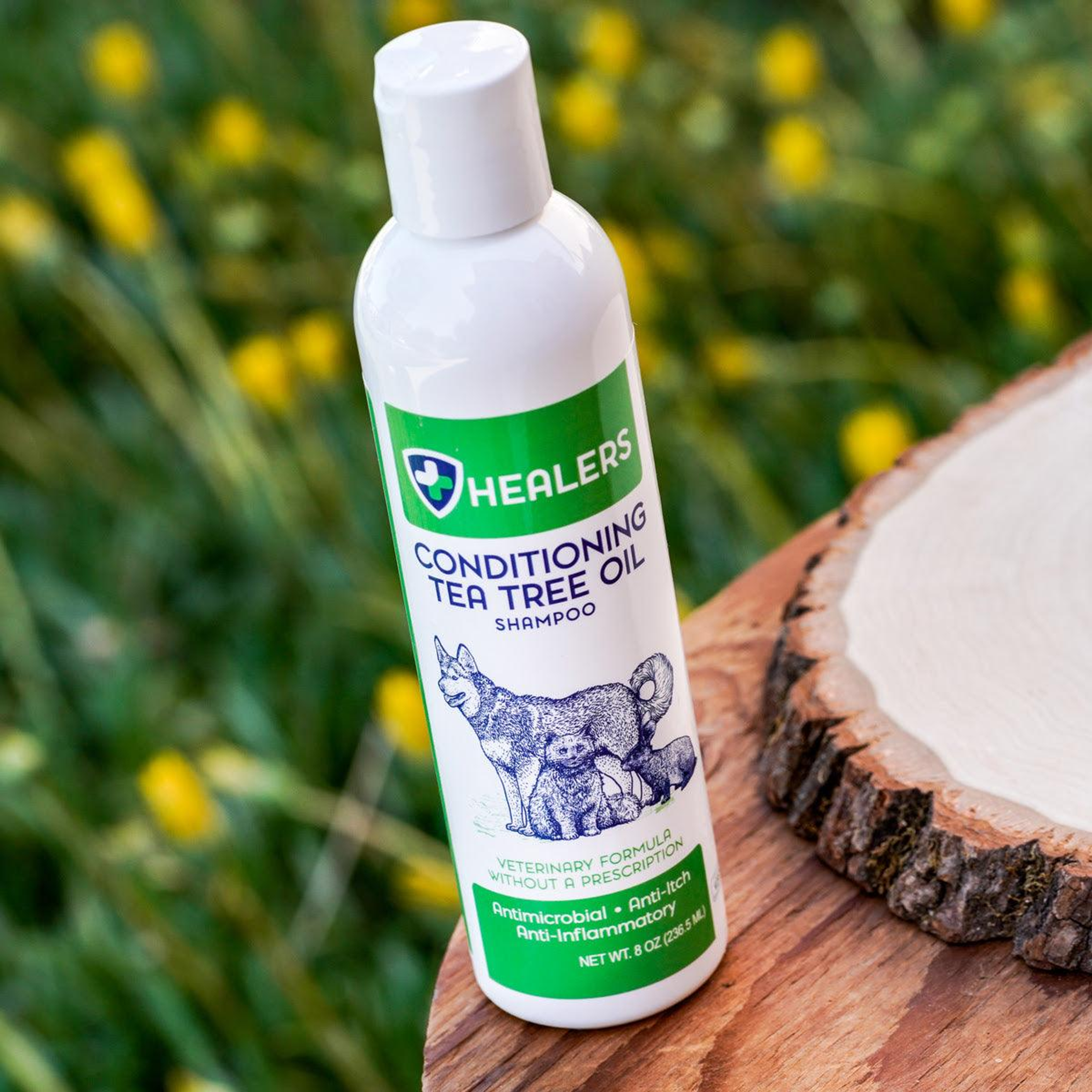 Healers Tea Tree Oil Conditioning Shampoo for Pets (8oz) Image 1