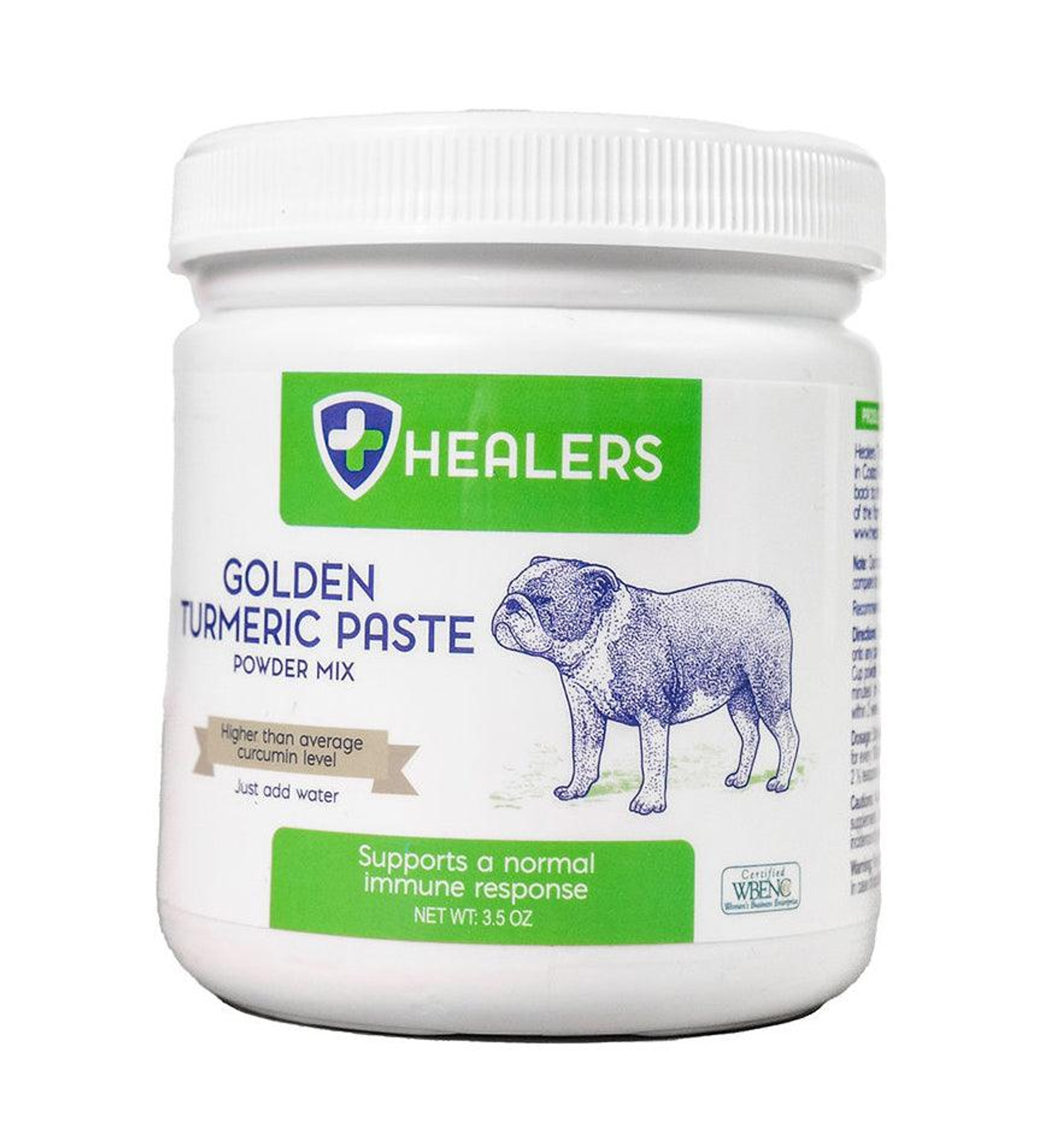 Healers Golden Turmeric Paste for Dogs Image 1