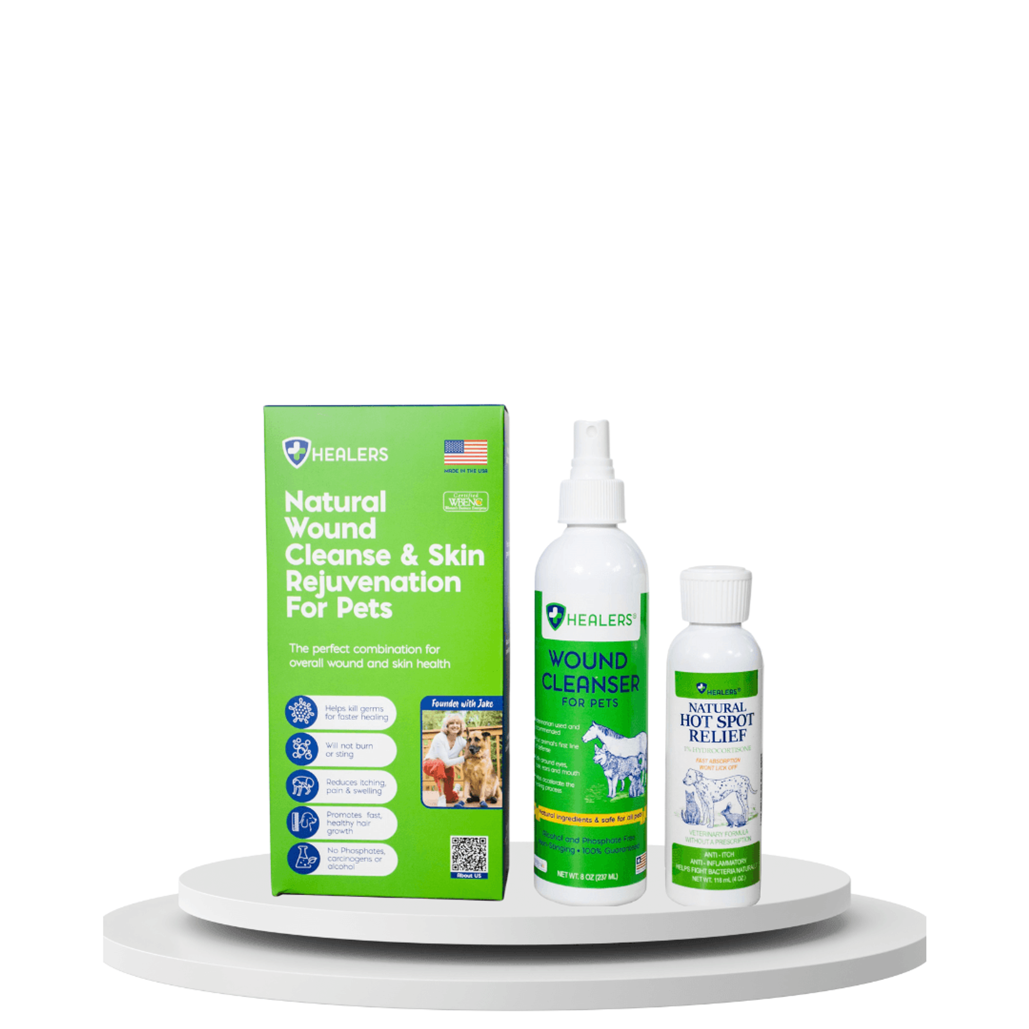 Natural Wound Cleanser and Skin Rejuvenation Combo Image 1