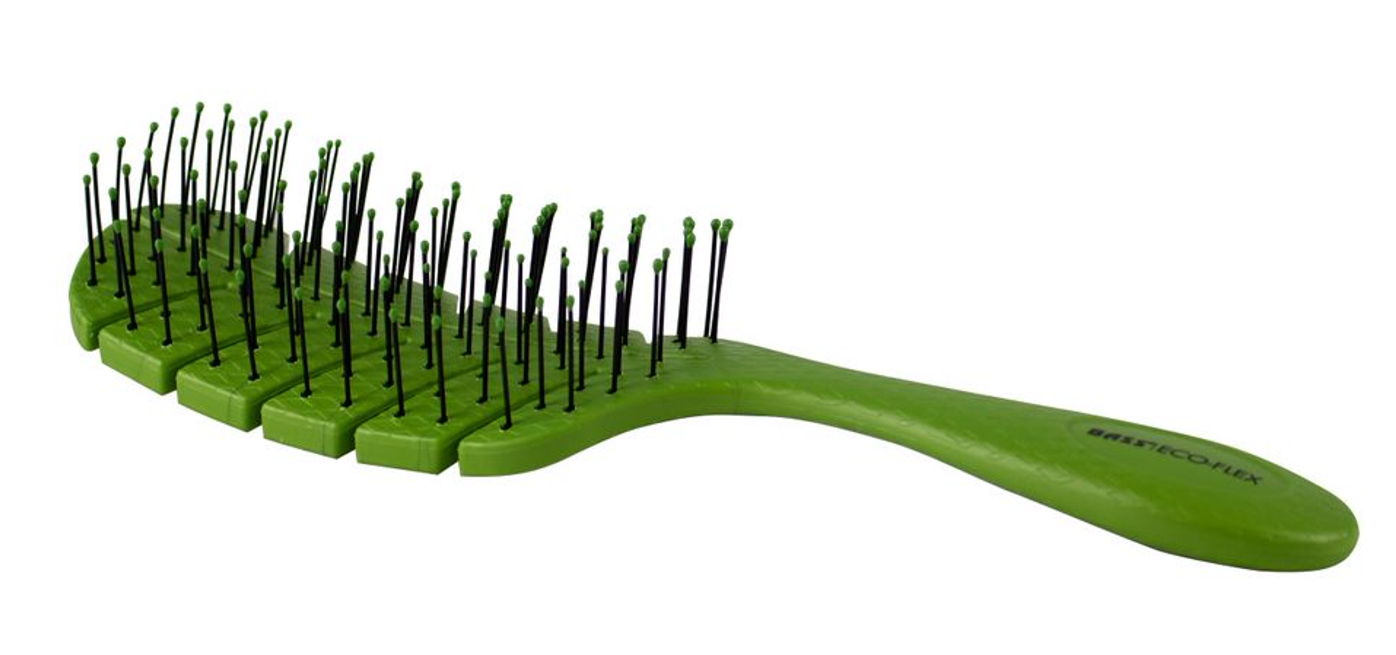 Bass Brushes- The BIO-FLEX  Detangling Pet Brush Leaf Shape Image 1