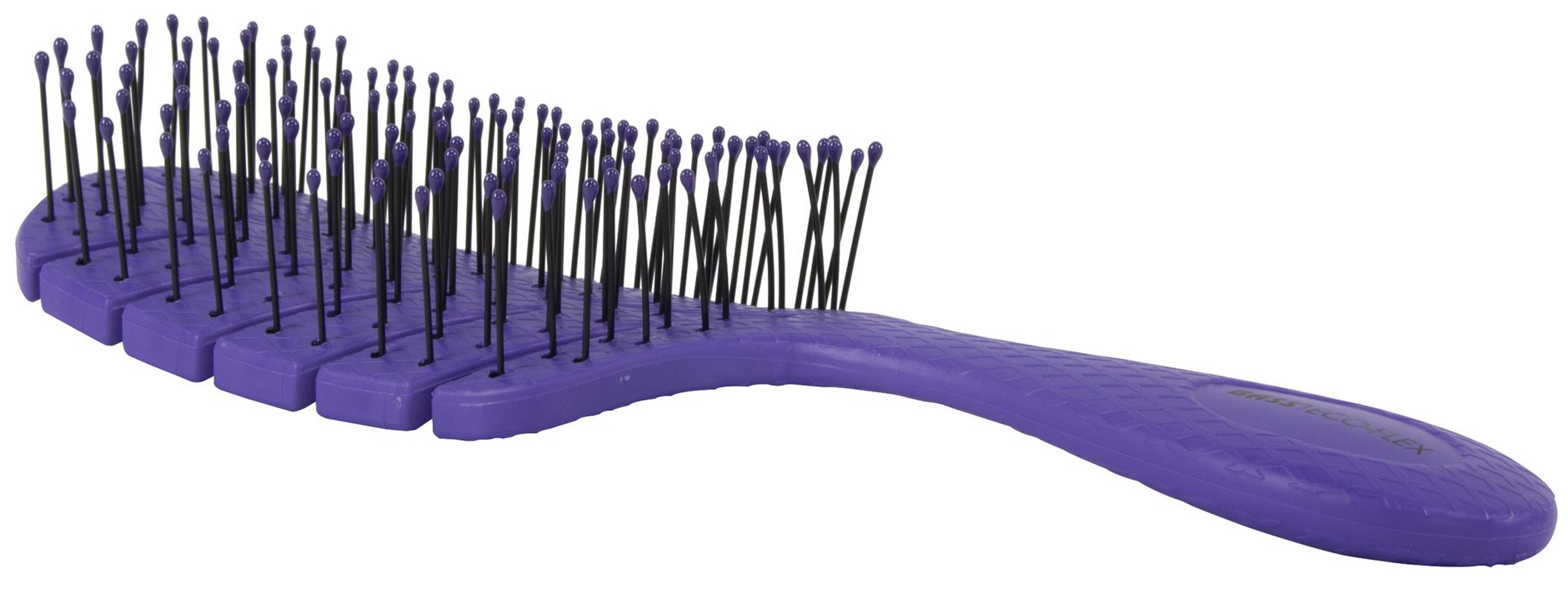 Bass Brushes- The BIO-FLEX  Detangling Pet Brush Leaf Shape Image 1