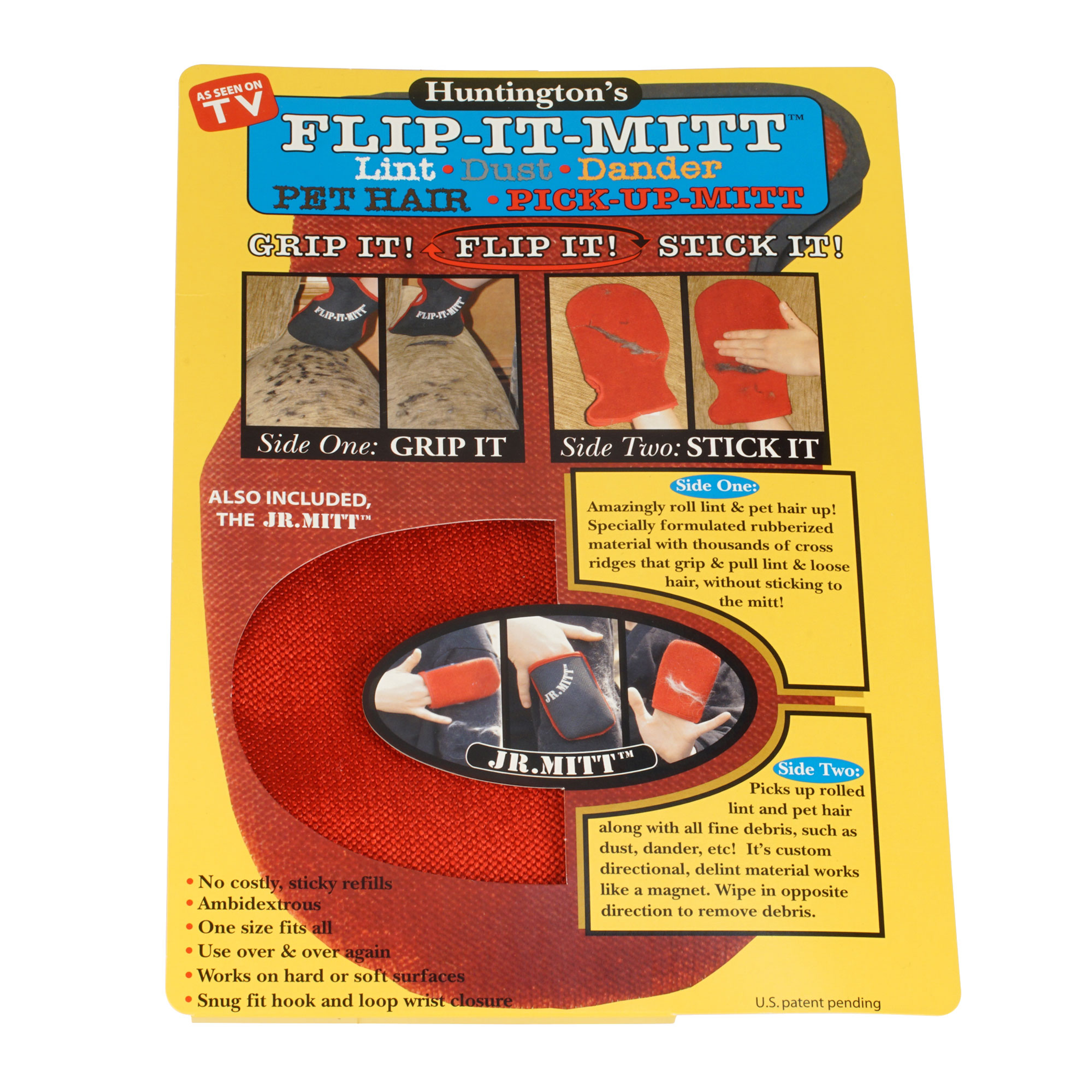 Flip-It-Mitt For Easy Pet Hair Removal Image 1