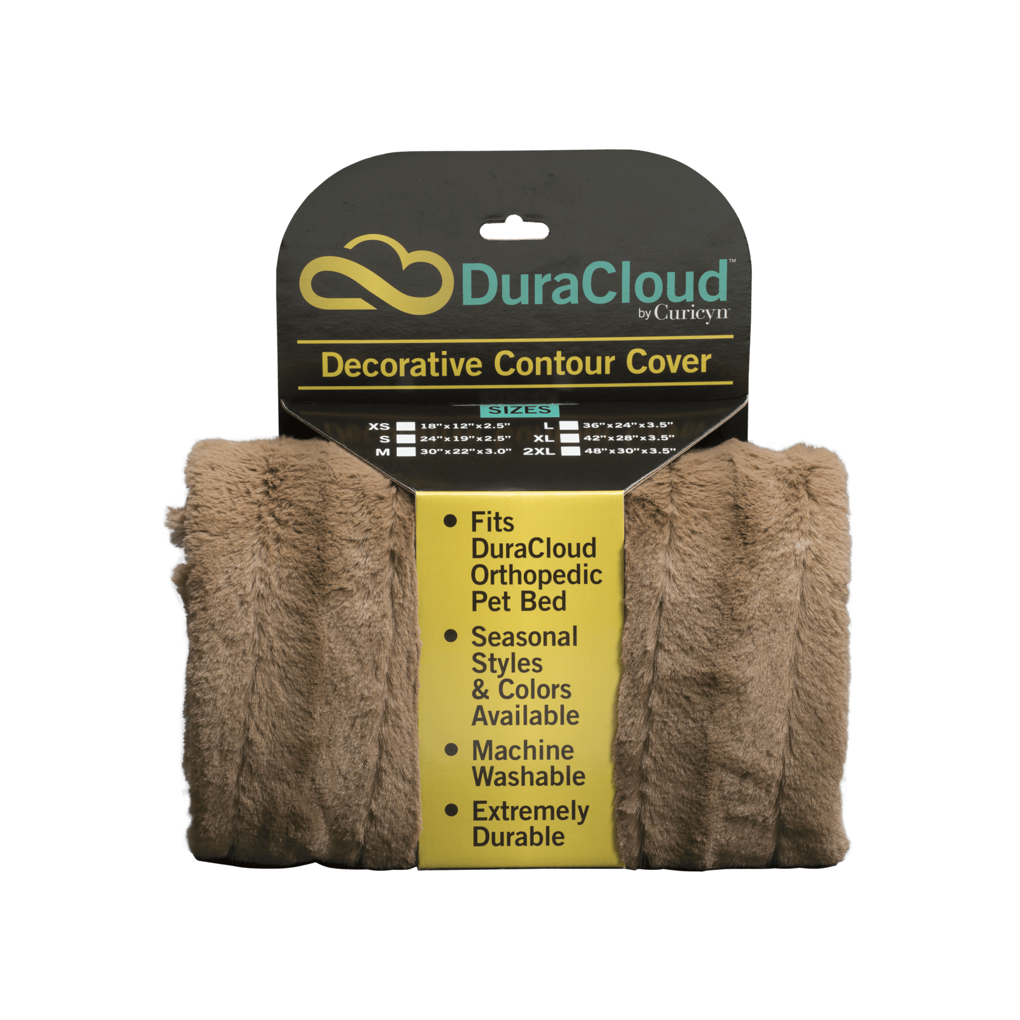 DuraCloud Orthopedic Pet Bed and Crate Pad Contour Cover Image 1