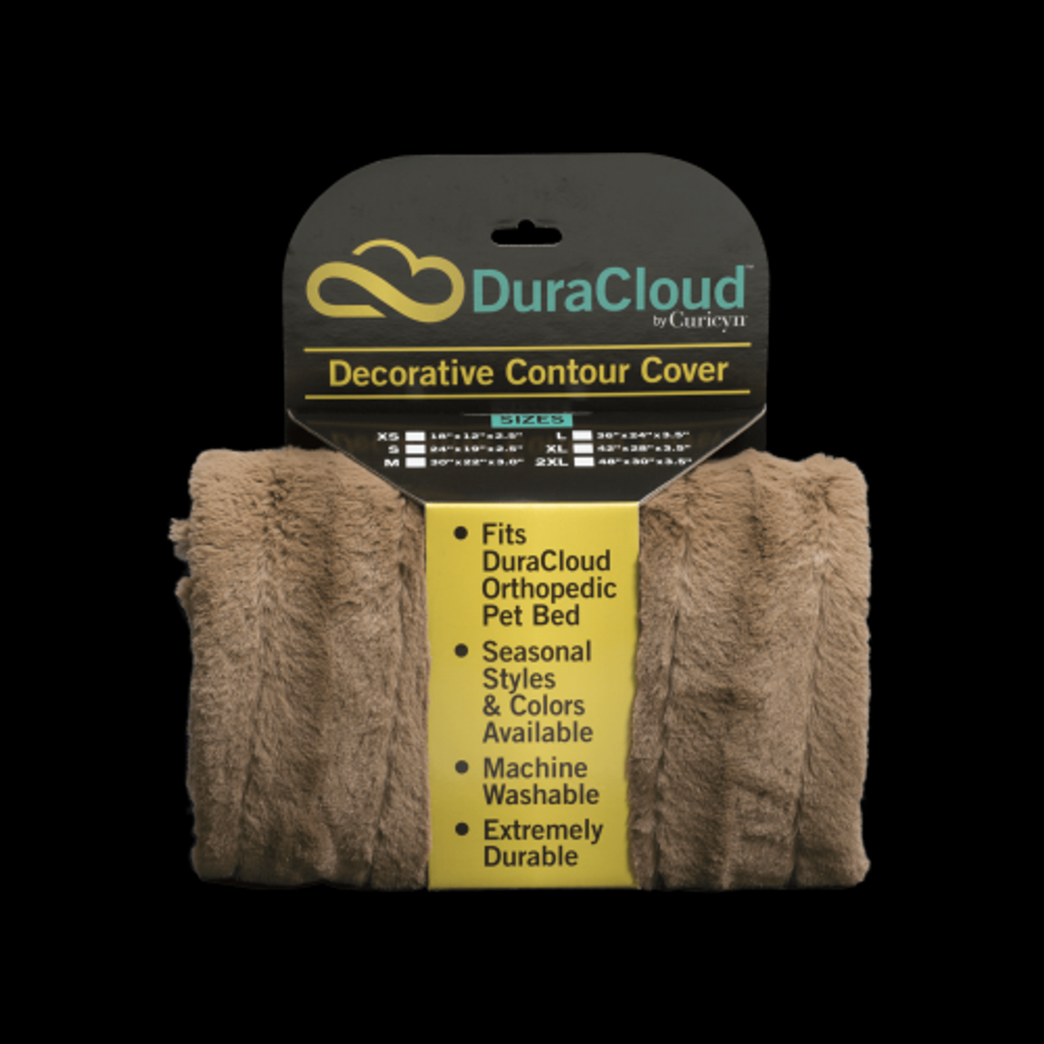 DuraCloud Orthopedic Pet Bed and Crate Pad Contour Cover Image 1