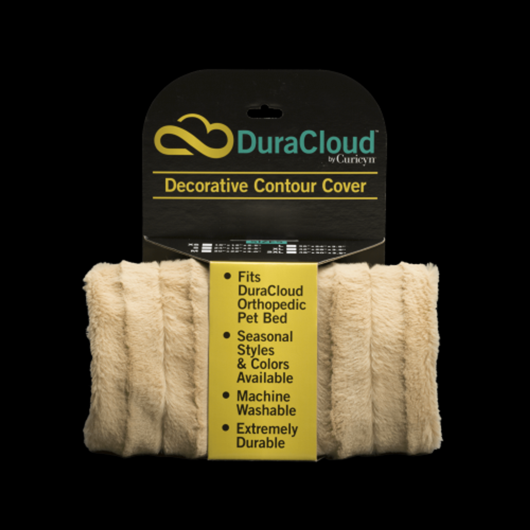DuraCloud Orthopedic Pet Bed and Crate Pad Contour Cover Image 1
