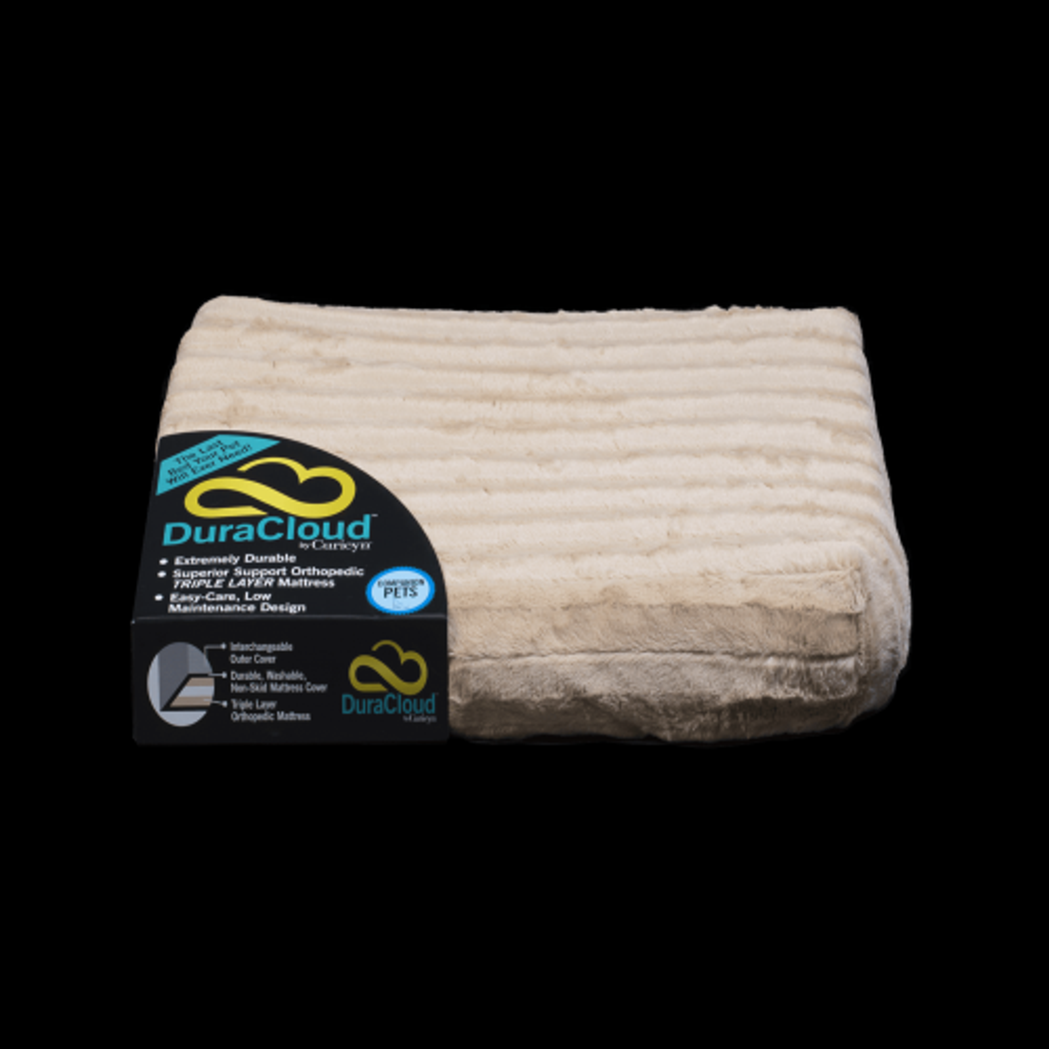 DuraCloud Orthopedic Pet Bed and Crate Pad Image 1